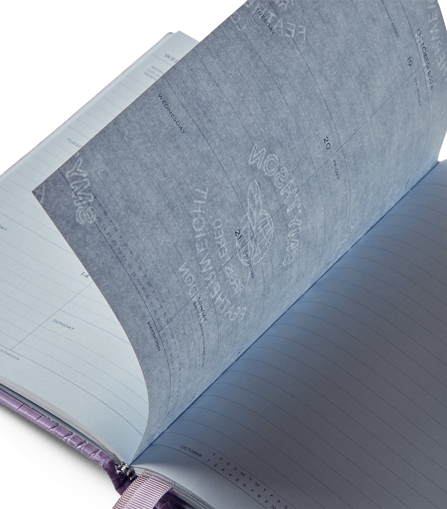 Mara Leather 2026 Soho Planner LILAC Image 3