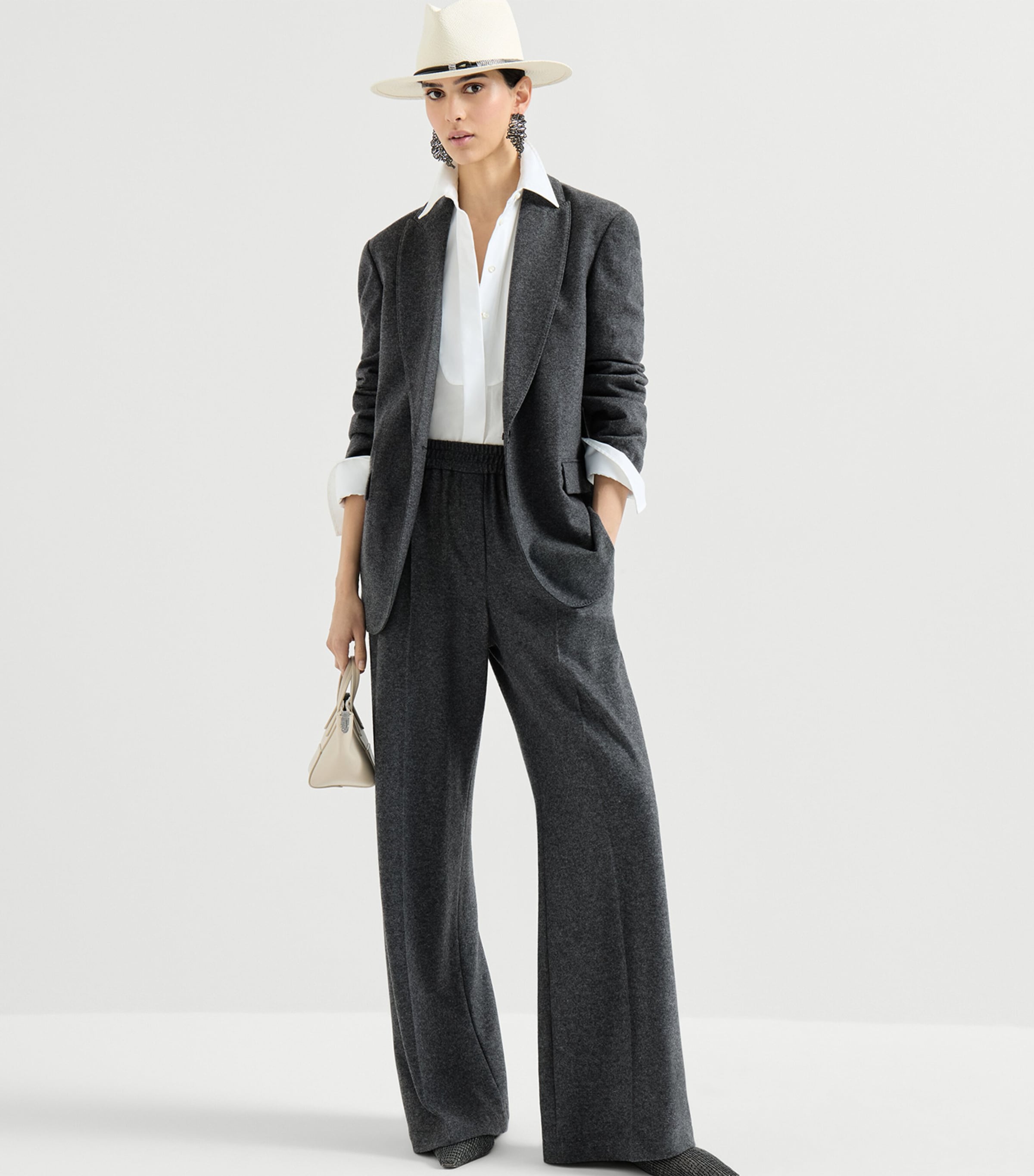 Brunello Cucinelli Womens Cashmere Jersey Blazer Image 2