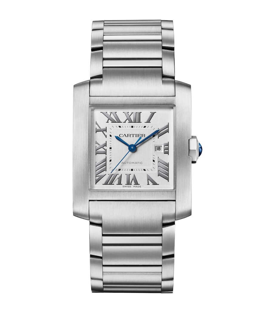 Large Steel Tank Française Watch 30.5mm SILVER Image 1