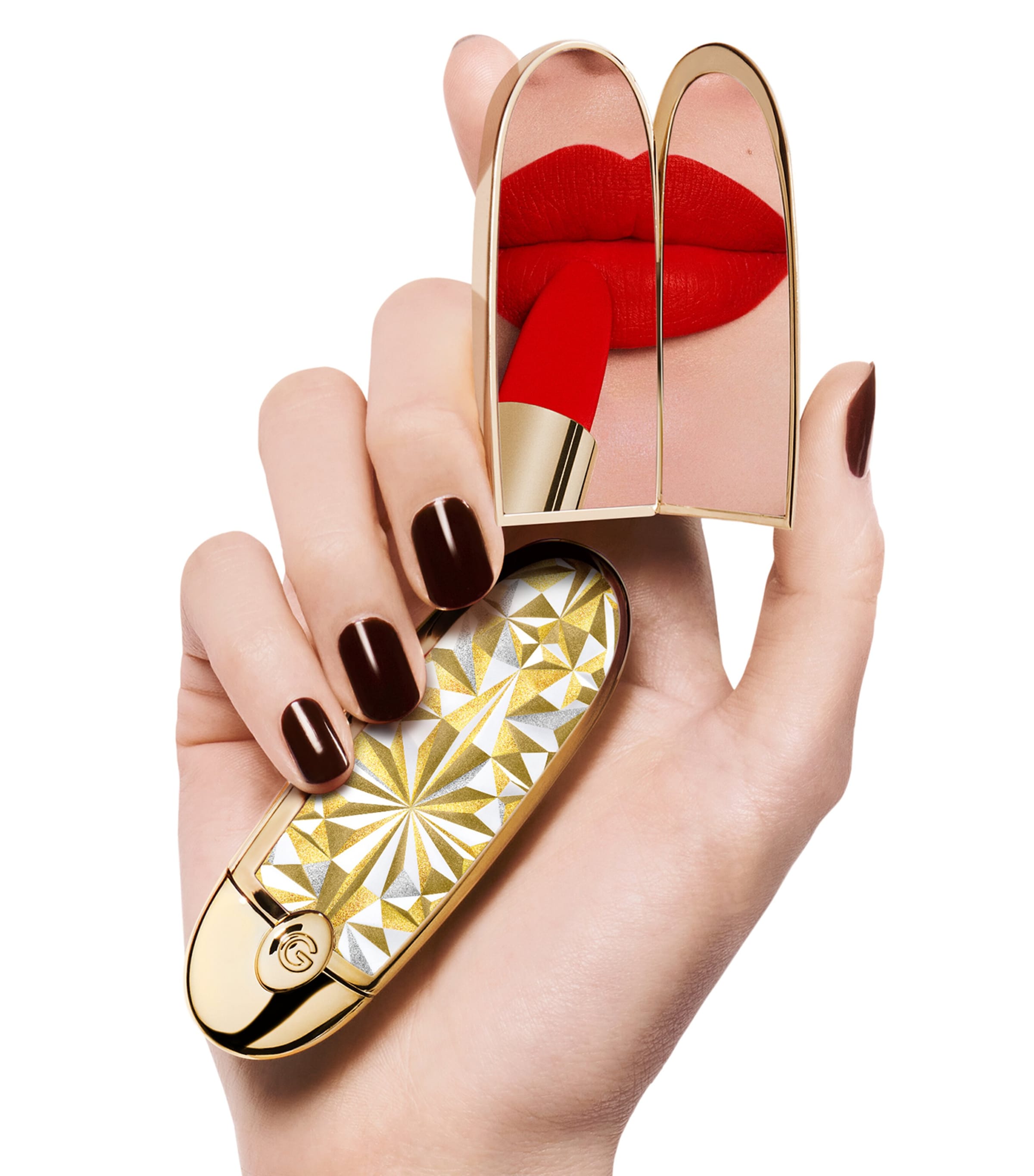 Guerlain Rouge G Stellar The Double Mirror Case | Harrods US