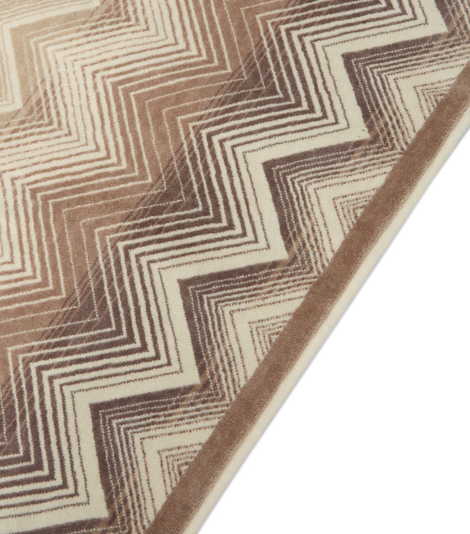 Missoni Home Marea Bath Mat (70cm x 160cm) Natural/cream Image 2