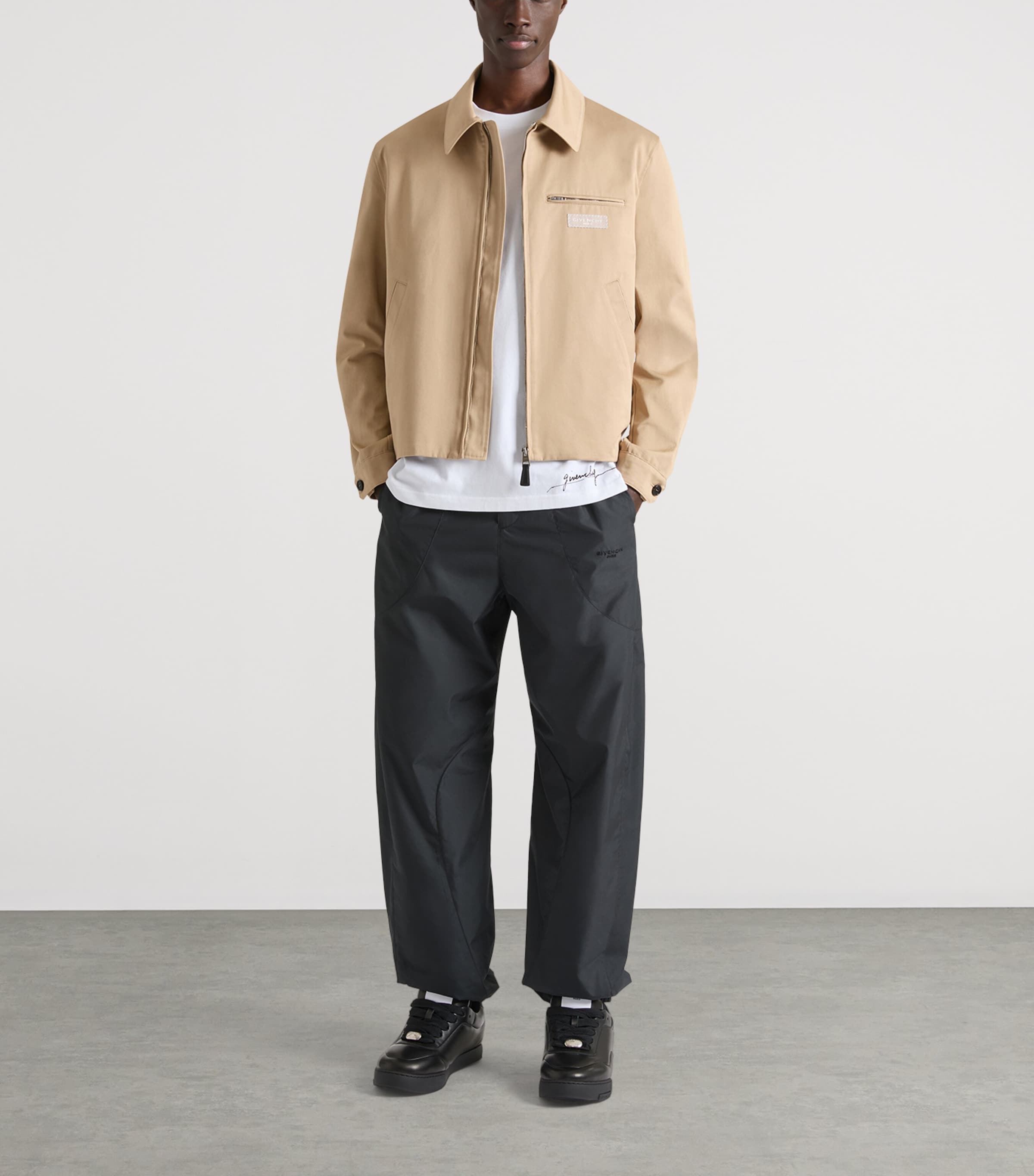 Givenchy Mens Cotton Harrington Jacket Image 2
