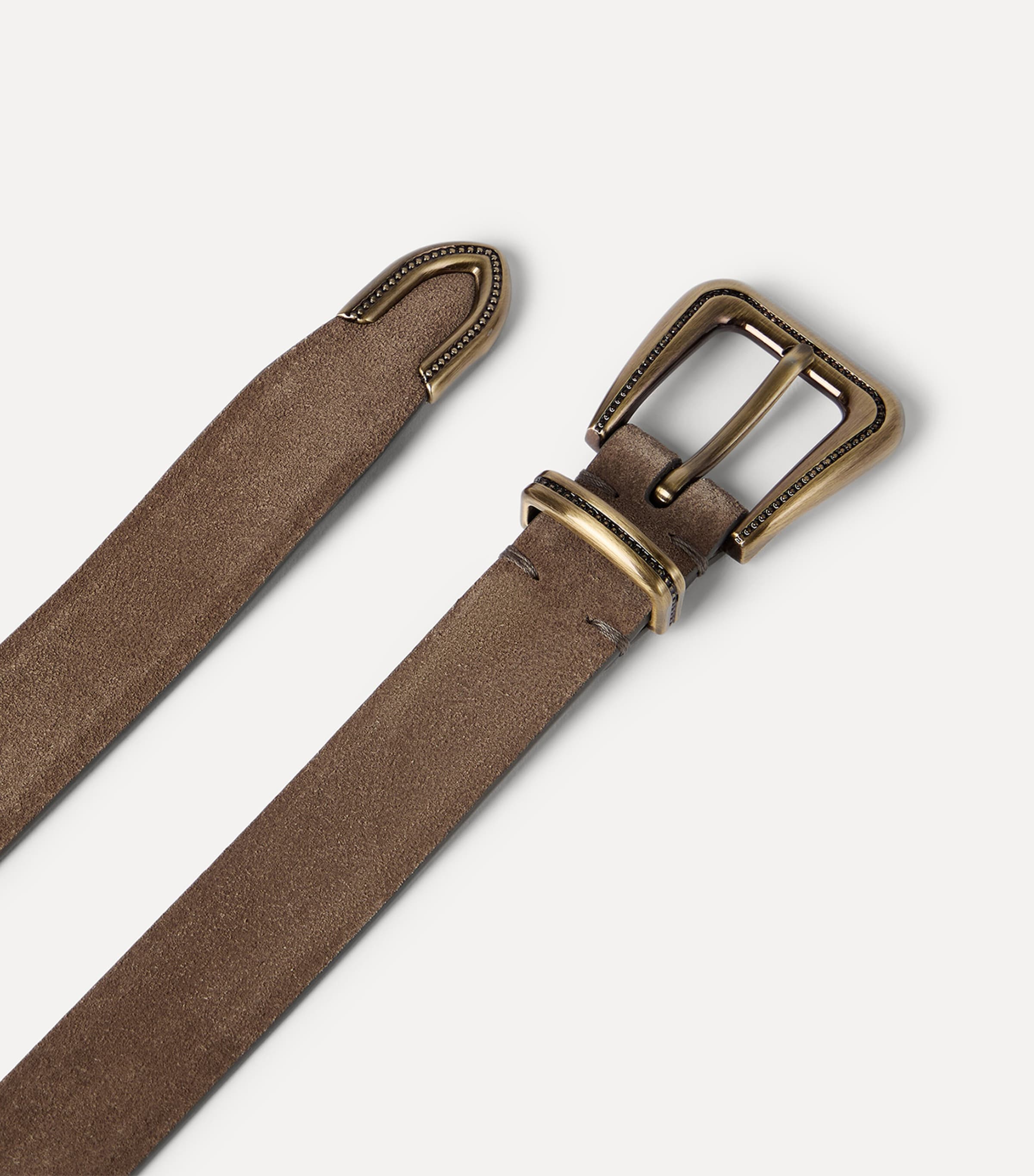 Brunello Cucinelli Suede Monili Belt Image 3