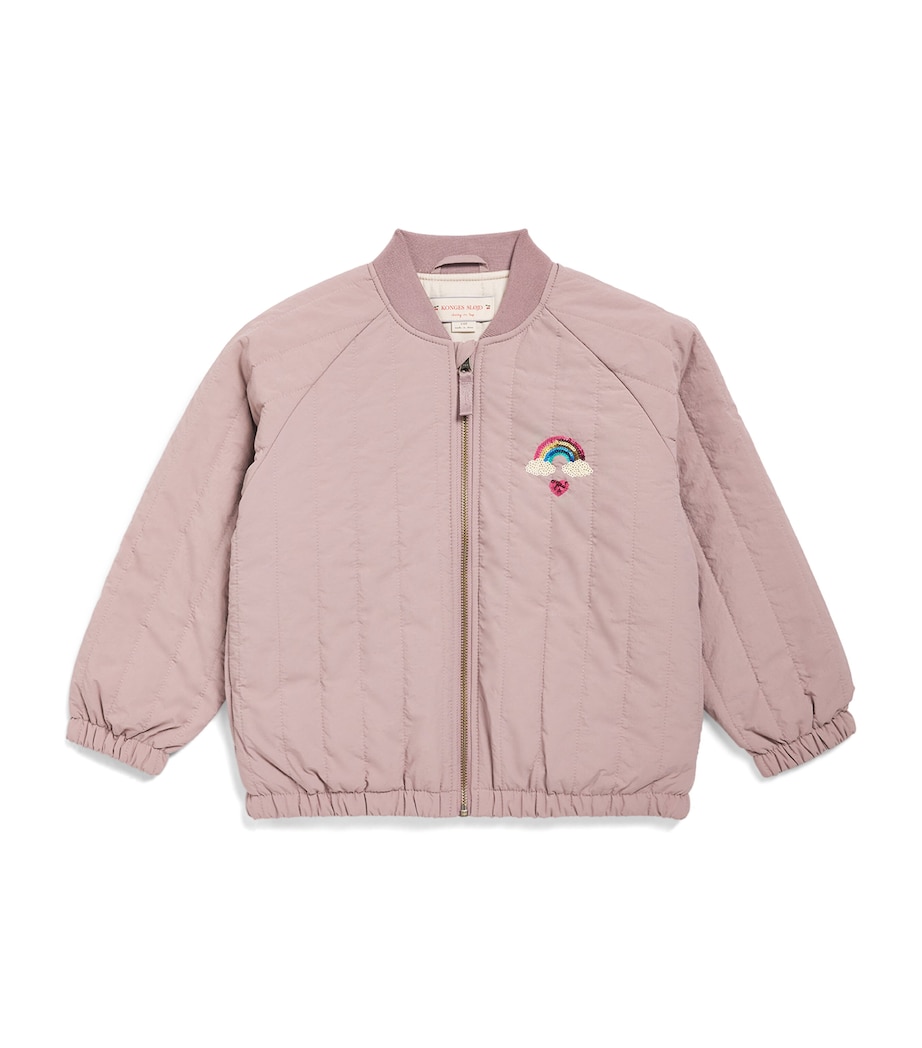 Sequin Juno Bomber Jacket (5-10 Years) S10043TWILIGHT MAUVE Image 1