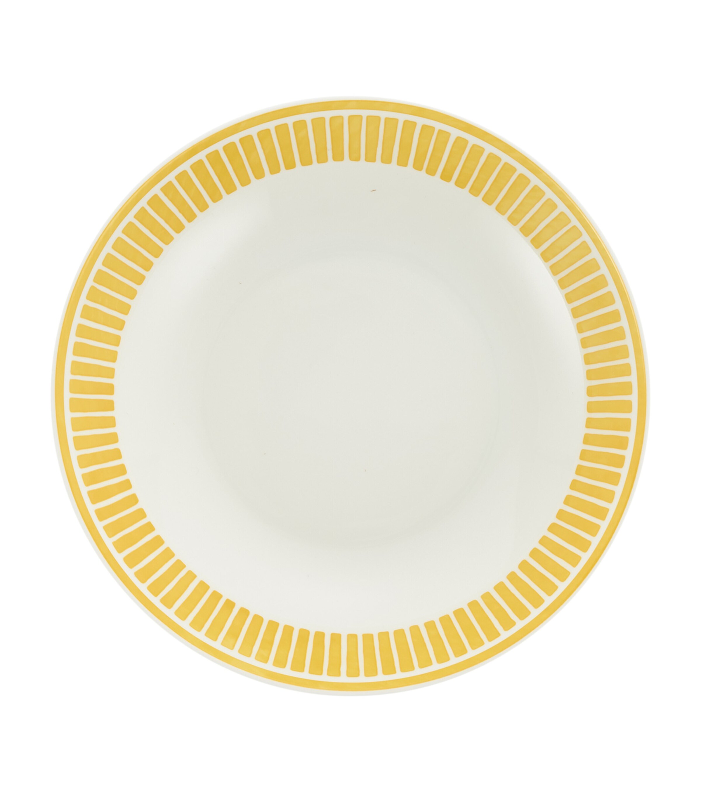 Christofle Porcelain Malmaison Riviera Bowl (19cm) White/yellow Image 4