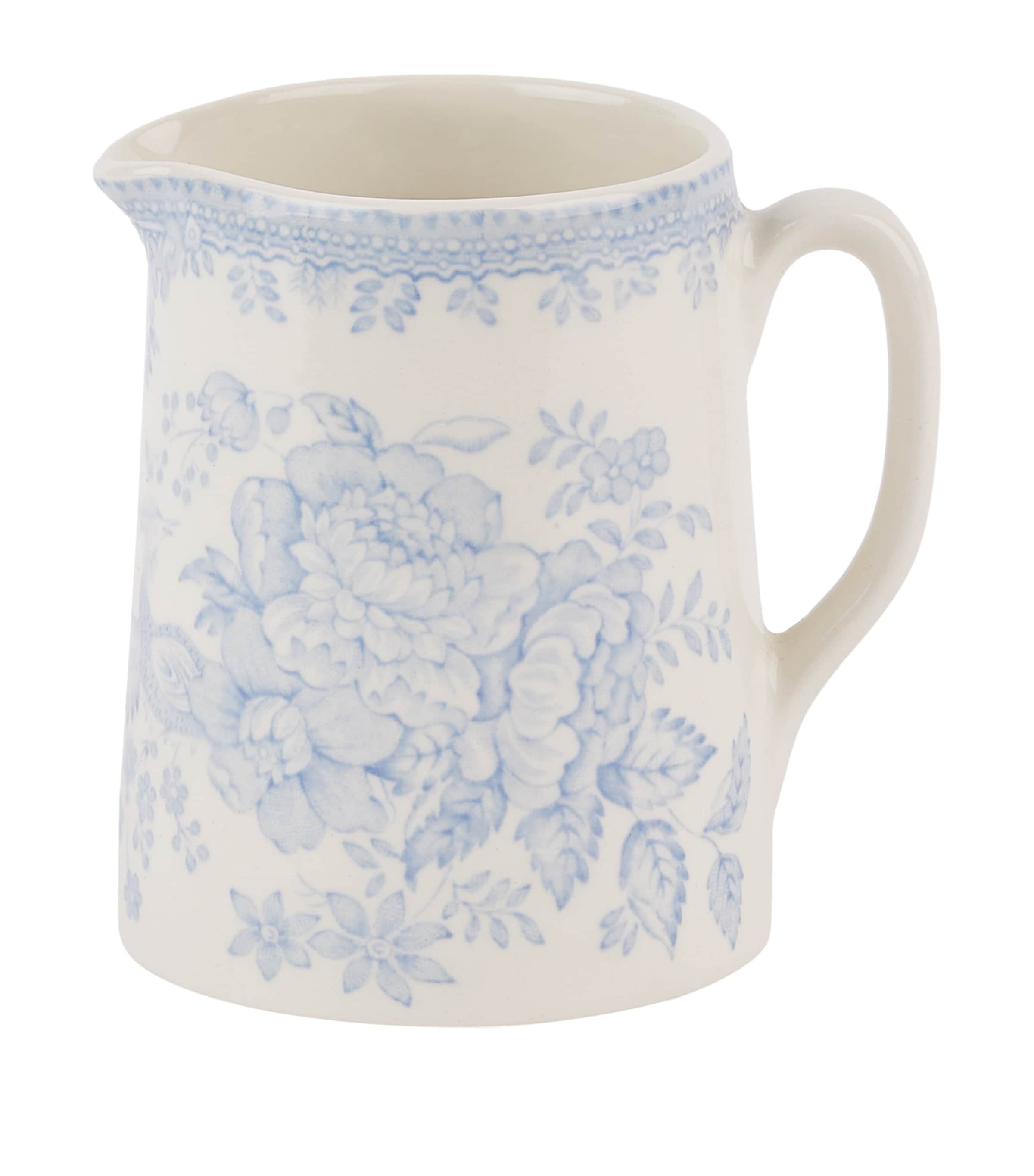 Burleigh Mini Blue Asiatic Pheasants Tankard Jug In Blue