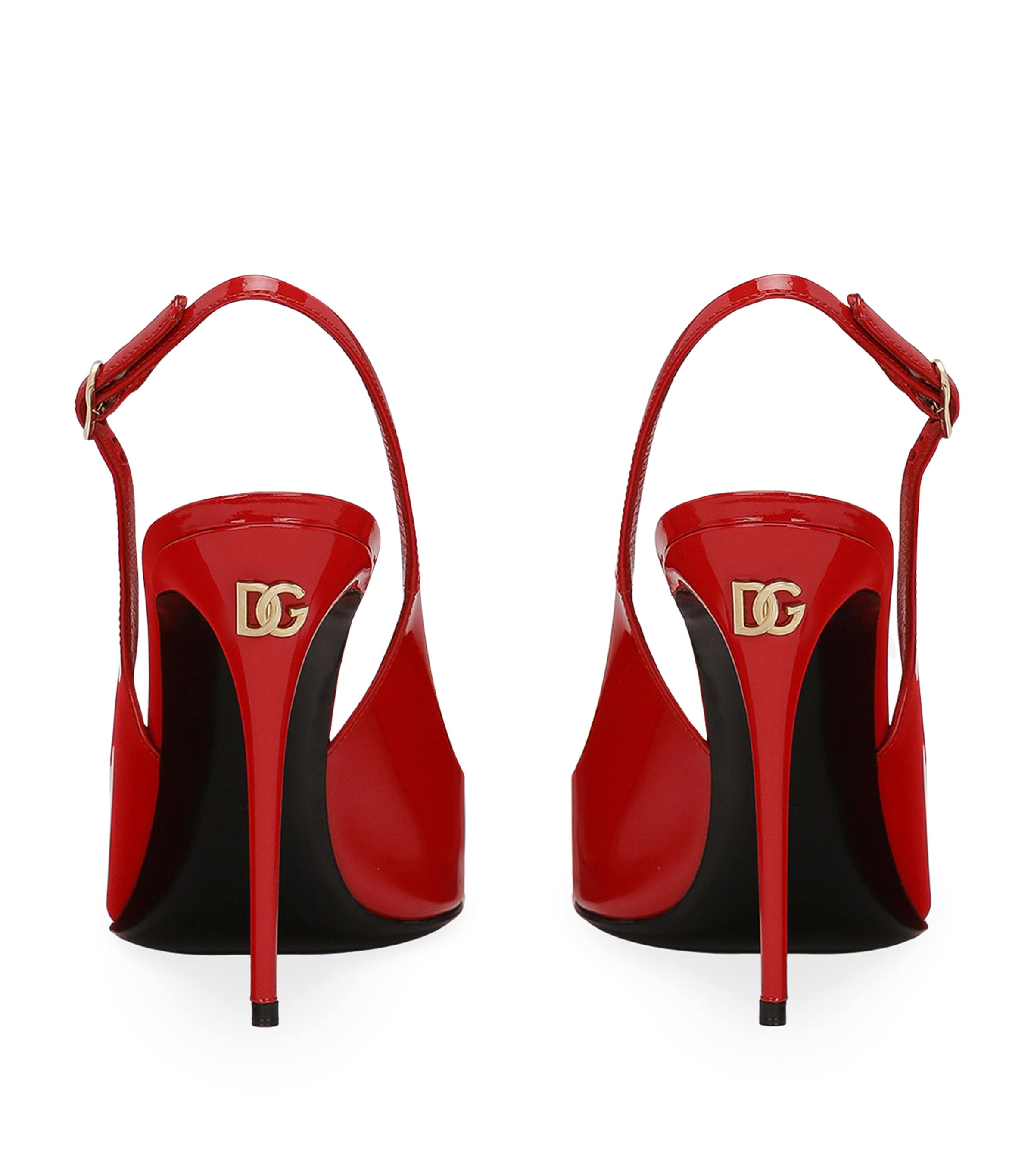 Dolce & Gabbana Patent Leather Slingbacks 105 | Harrods UK