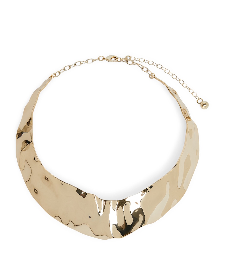 Hammered Choker GOLD Image 1