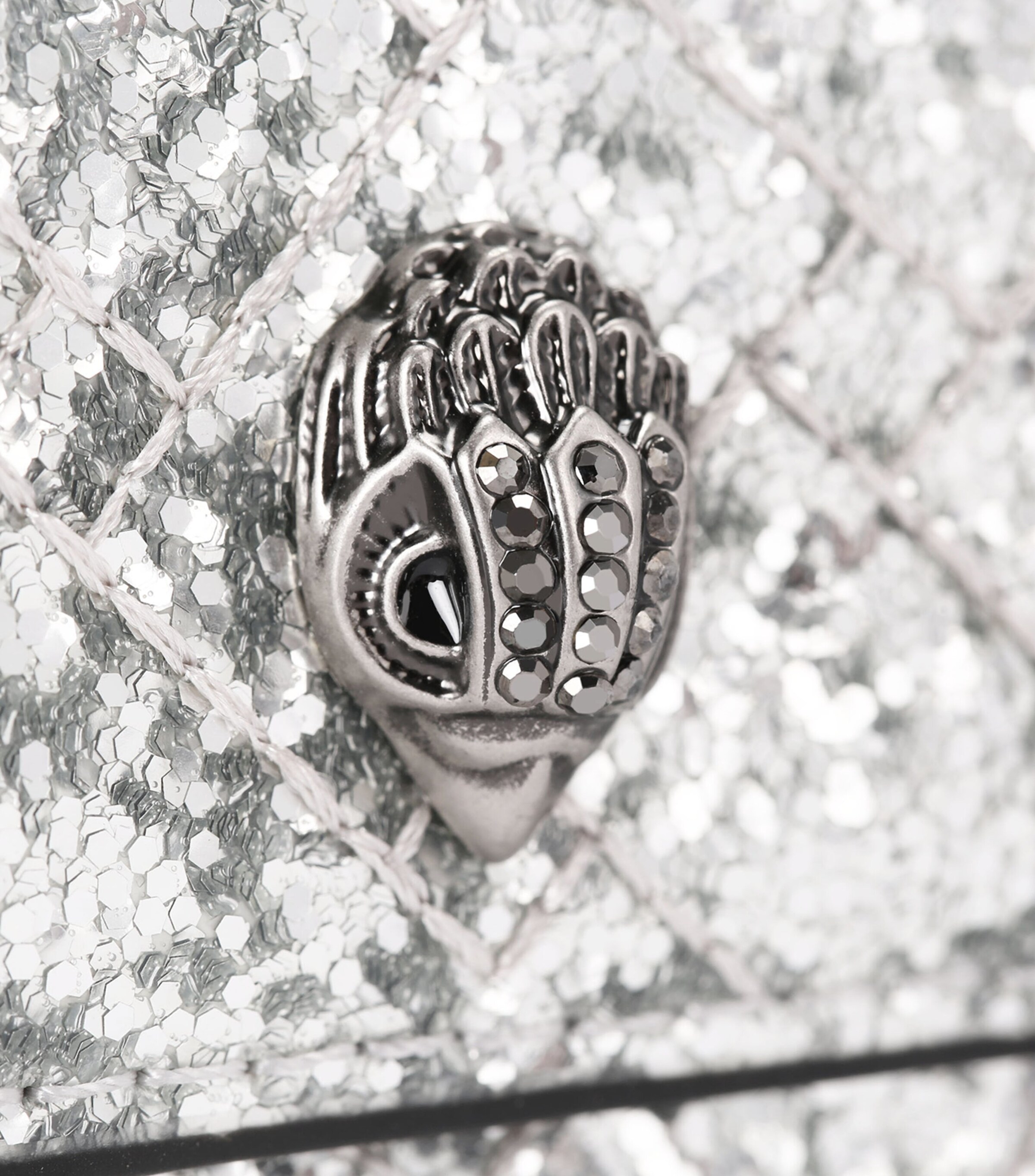 Kurt Geiger London Silver Micro Kensington Cross-Body Bag | Harrods US