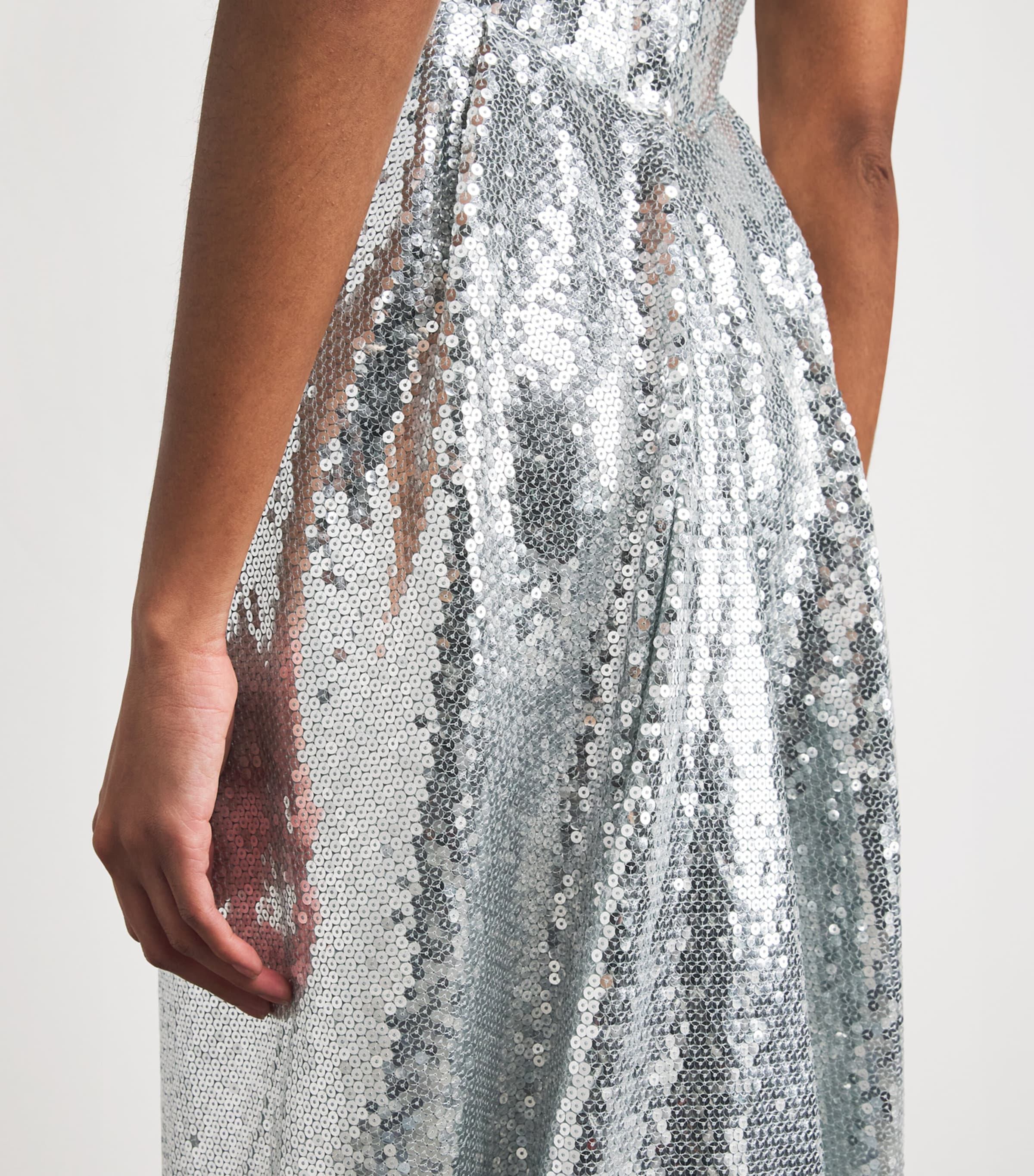 Sequin-Embellished Nova Cocotte Gown MINT Image 6