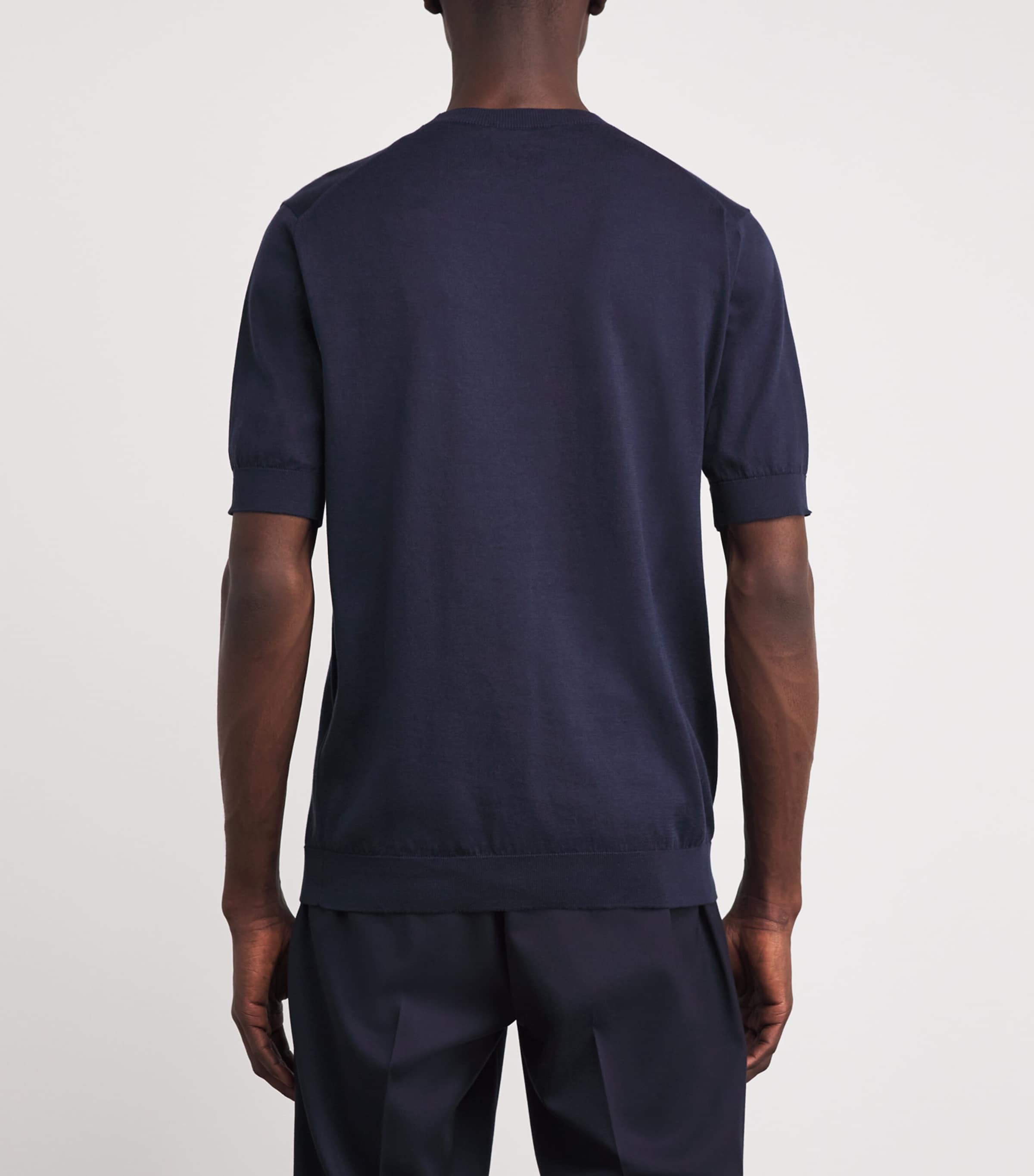 Cotton Jersey T-Shirt 850 NAVY Image 4