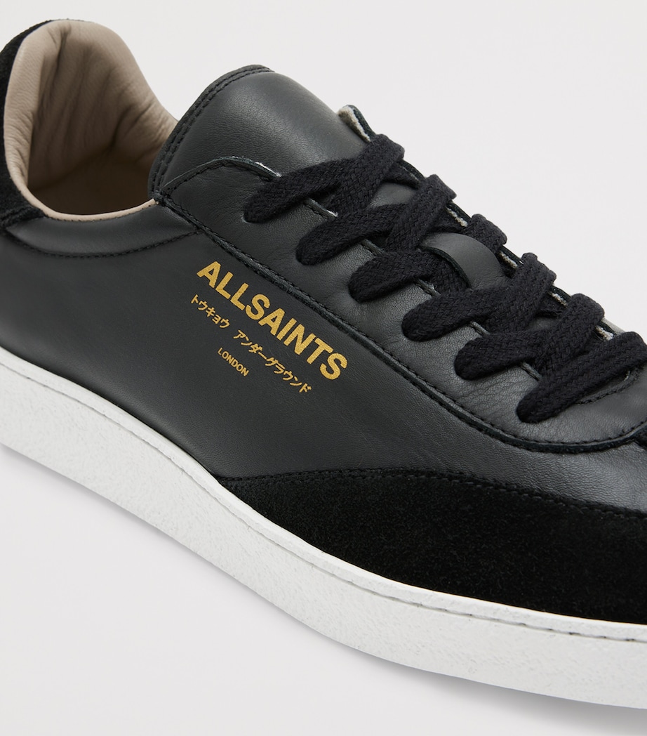 AllSaints Leather Thelma Sneakers Black Image 5