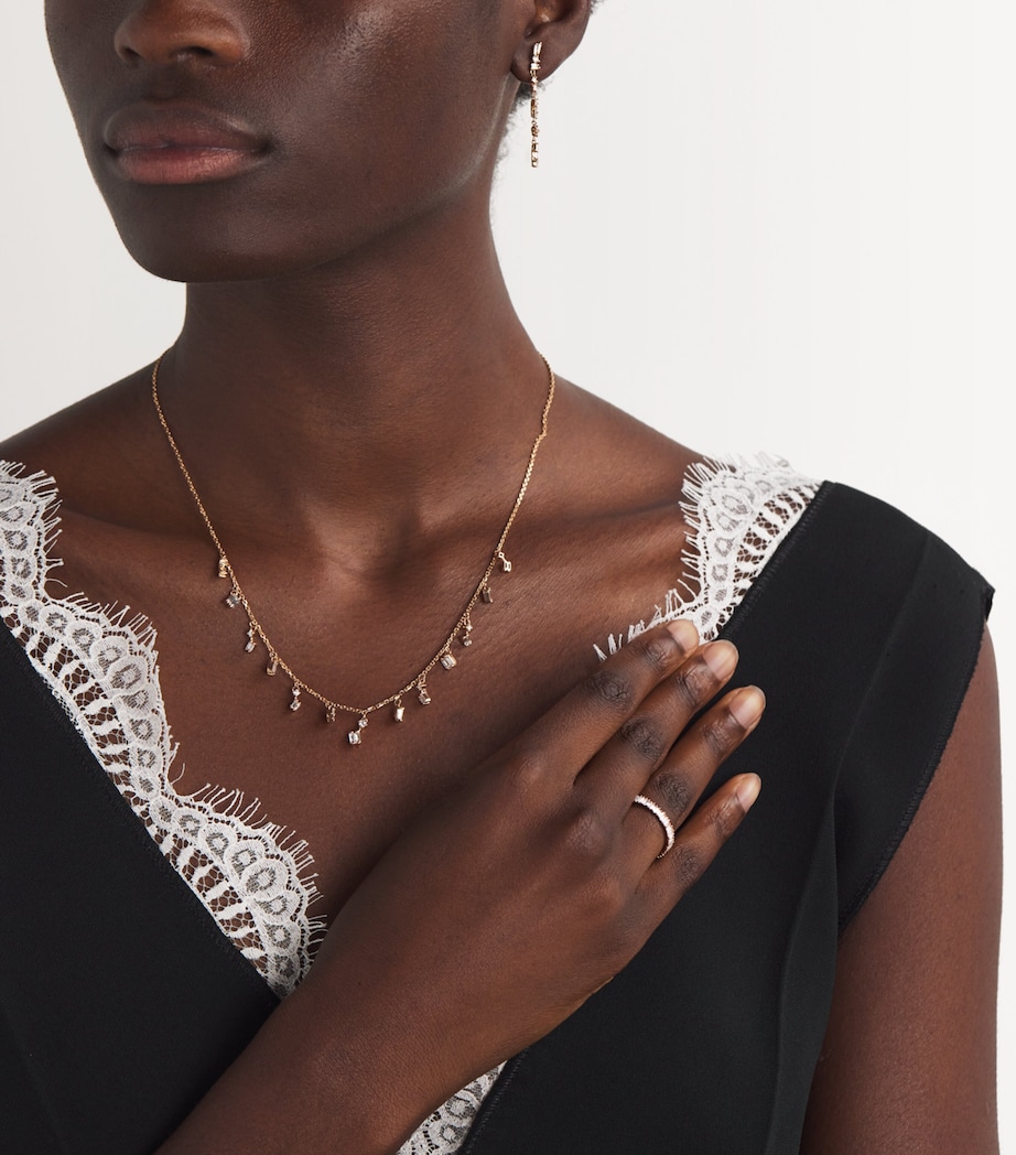 Rose Gold and Diamond Mini Classic Eternity Ring 18K RG/WD Image 5