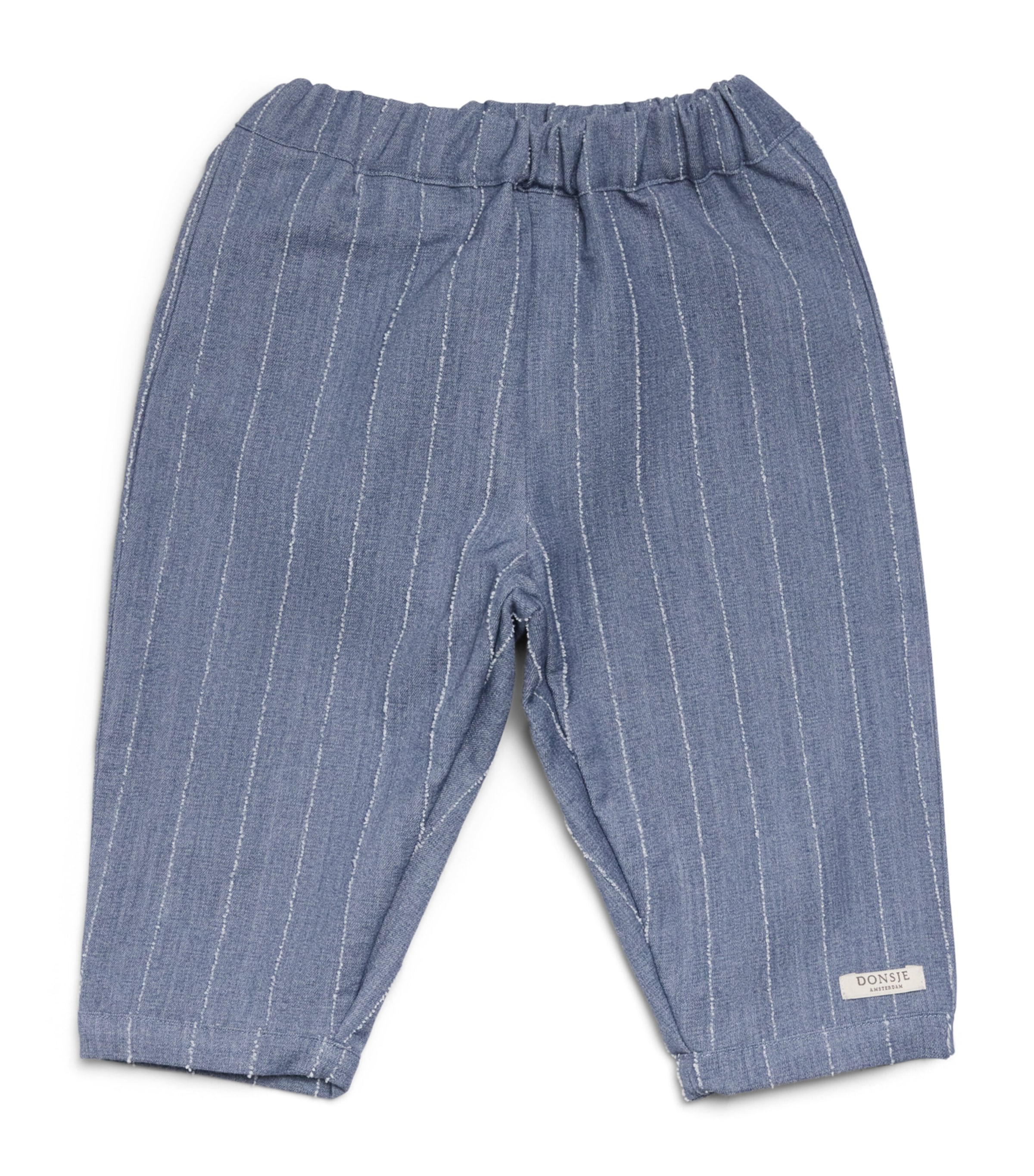 Donsje Striped Mink Trousers (0-30 Months) Fggy Blu Strpd Image 1