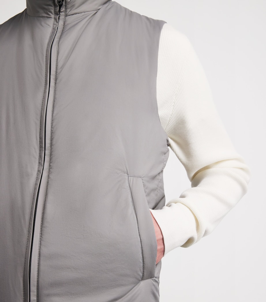 Herno Mens Ecoage Gilet Grigio Chiaro Image 3