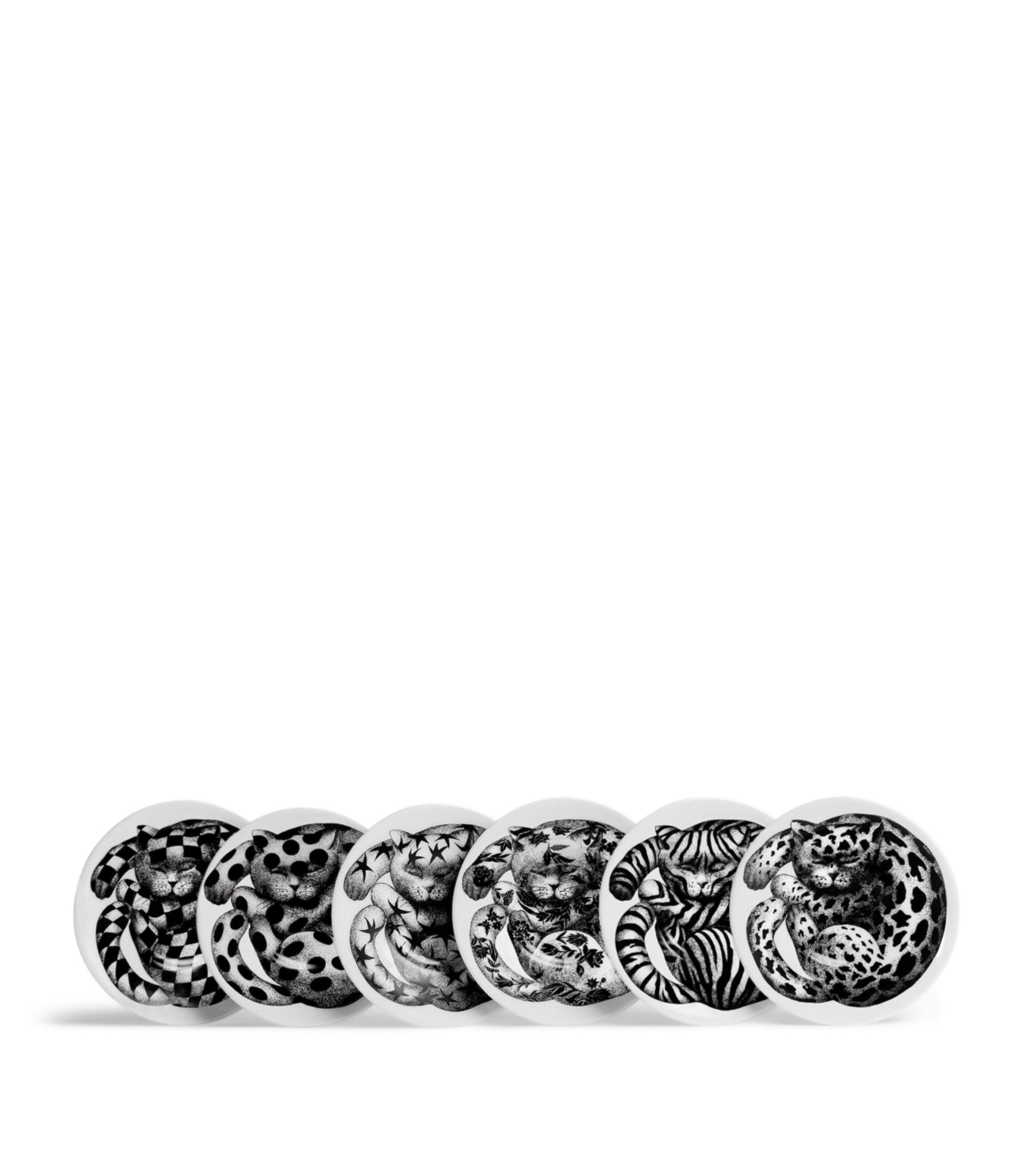 Set of 6 High Fidelity Coffee Cups MULTI Image 3