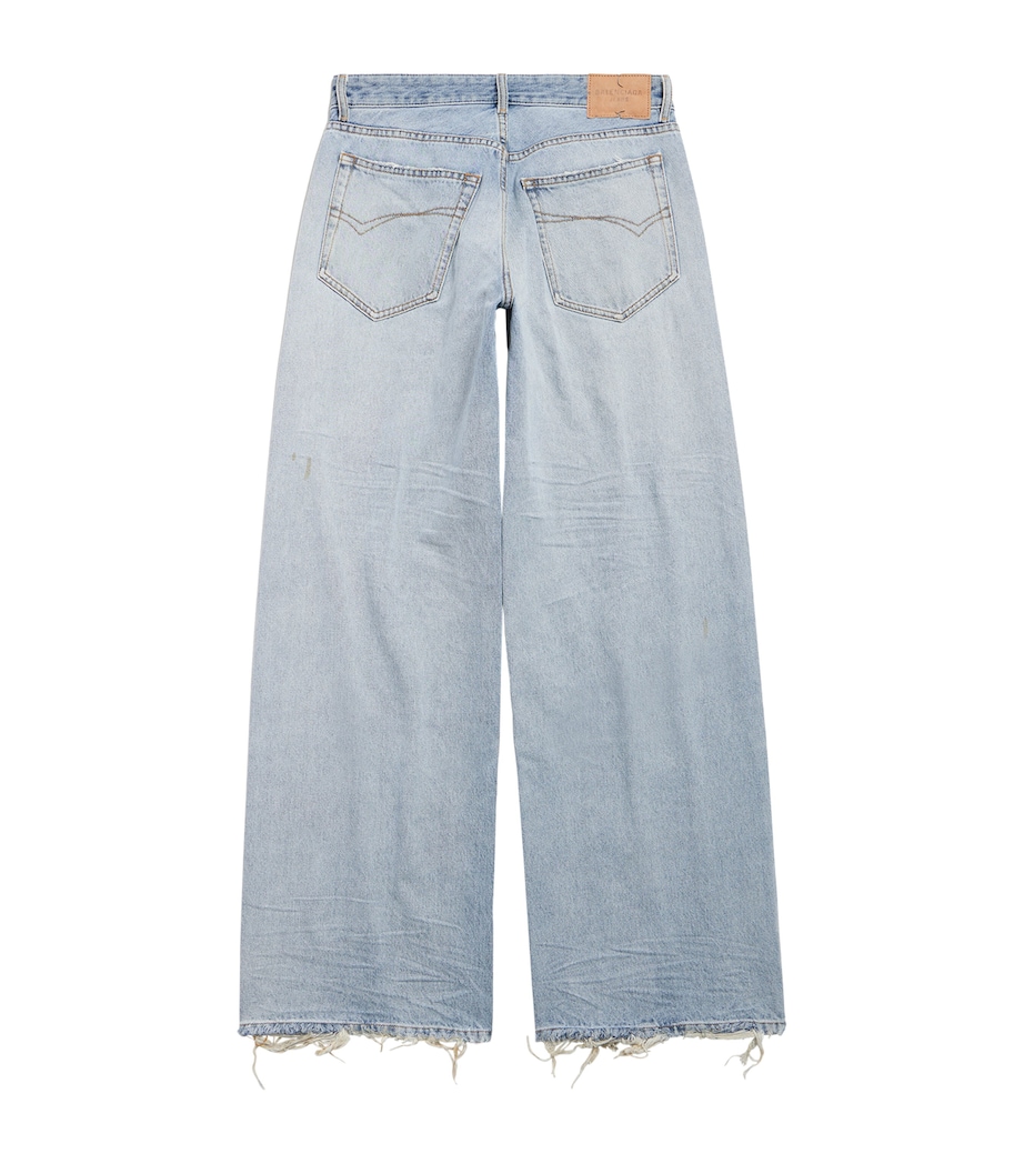 Distressed Wide-Leg Jeans 4200 Image 2
