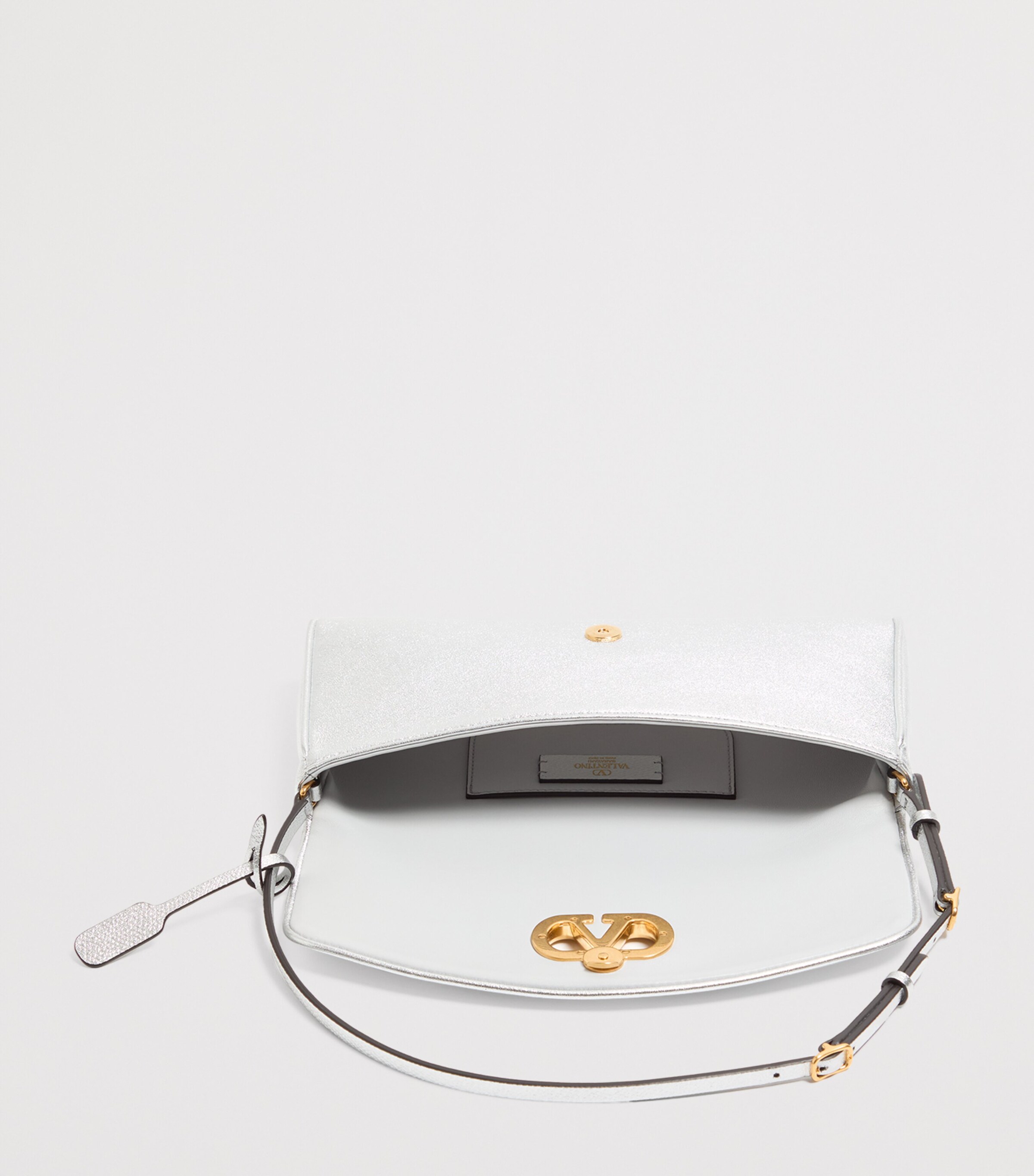 Valentino Garavani Small Leather DeVain Shoulder Bag Image 5
