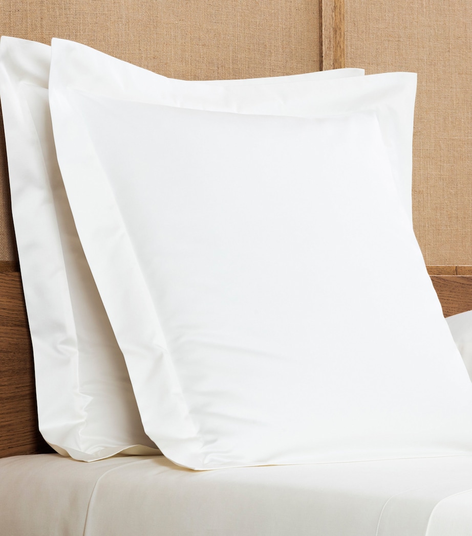 Leisure Sateen Square Cushion Cover (65cm x 65cm) 2136 - MILK Image 2