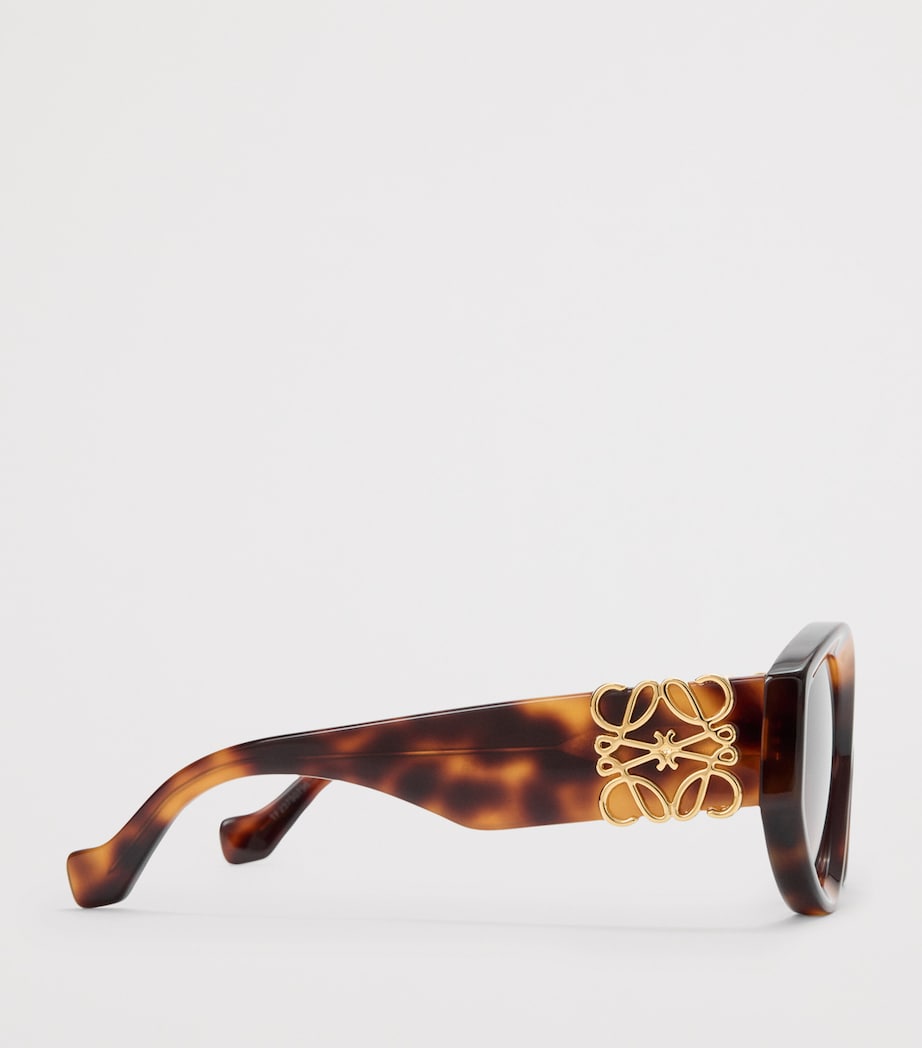 LOEWE Maxi Anagram Butterfly Sunglasses Havana Image 3