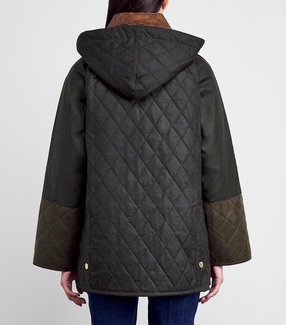 Imelda Wax Jacket ARCHVE OLVE/OLVE/BCH Image 4