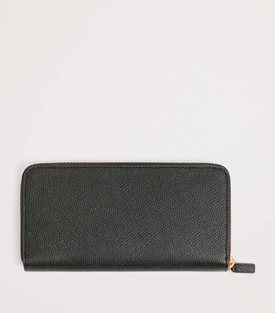Valentino Garavani Leather VLogo Signature Zip-Around Wallet Image 3
