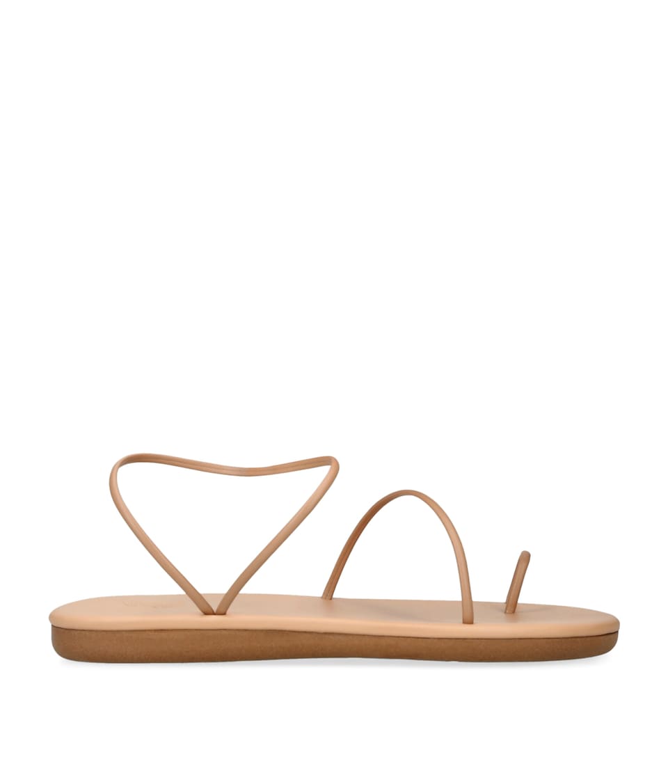 Ancient Greek Sandals Leather Kansiz Sandals Tan