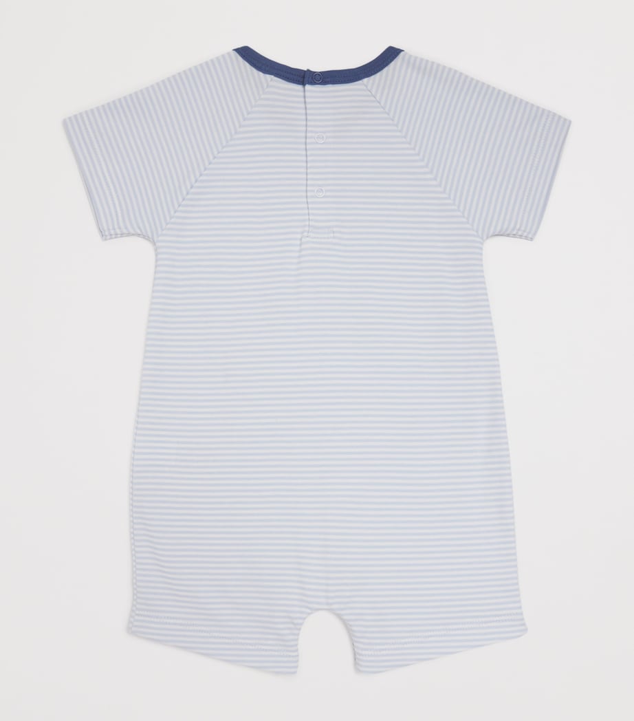 Pima Cotton Sizzling Speedway Playsuit (9 Months) K480LIGHT BLUE Image 2