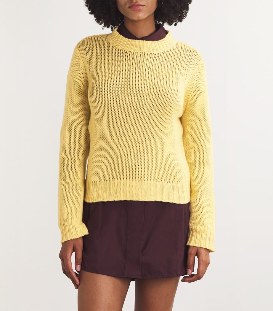 Cashmere Max Mara Yellow Sweater Max Mara Giorgio Yellow Cashmere