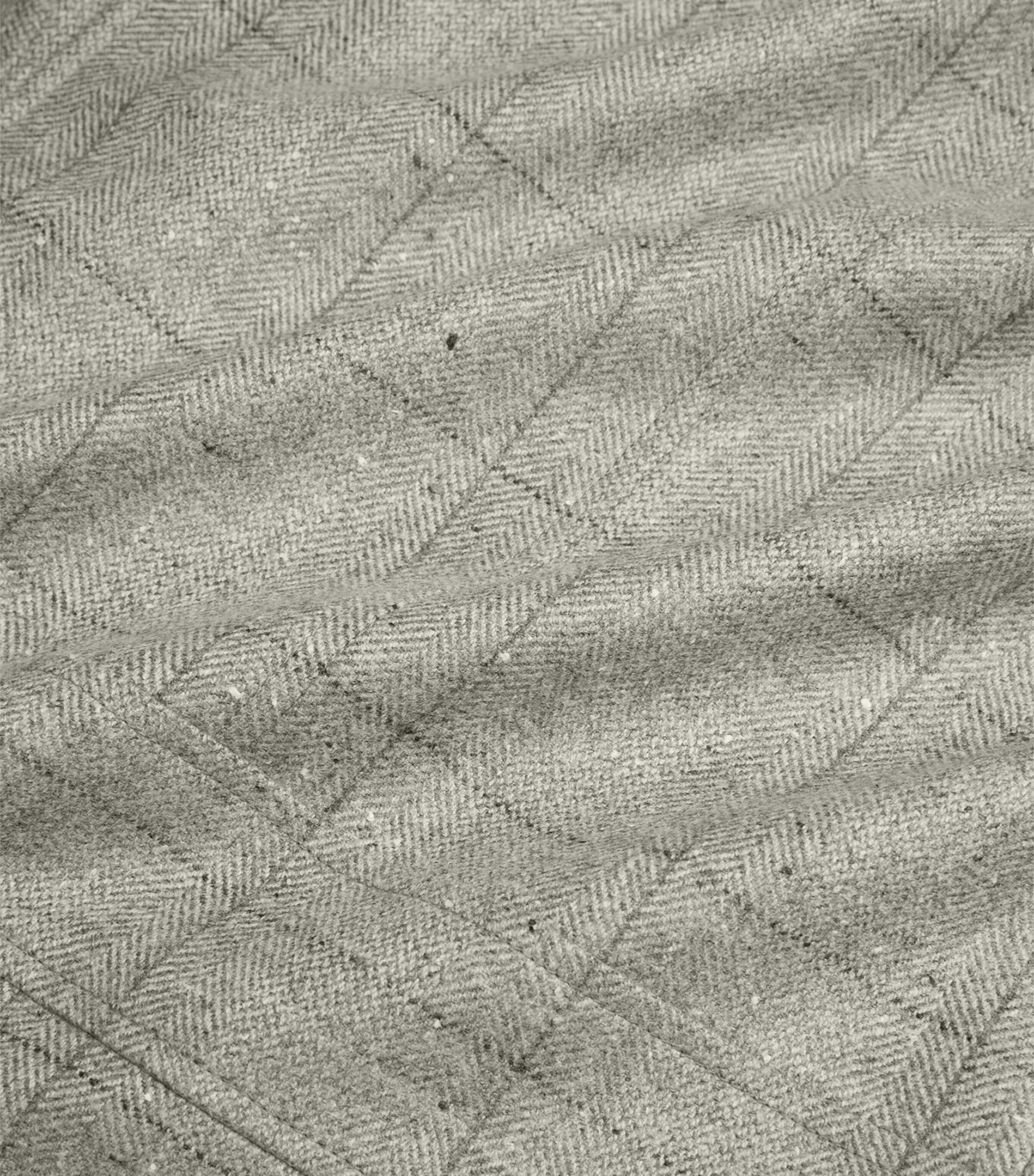 Wool-Silk Herringbone Travel Jacket 036GREY MELANGE Image 7