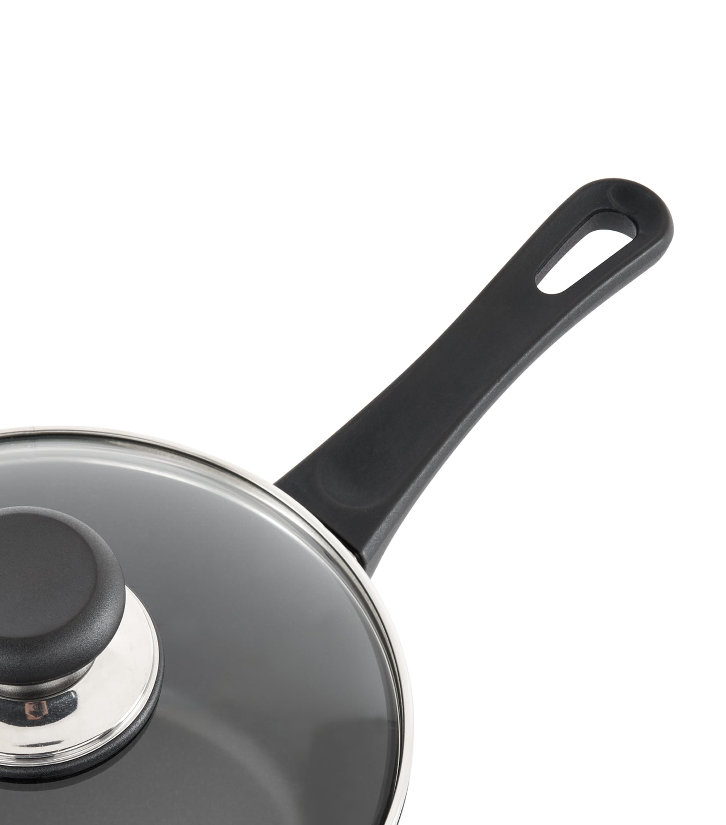 Classic Saucepan with Lid (18cm) BLACK Image 2