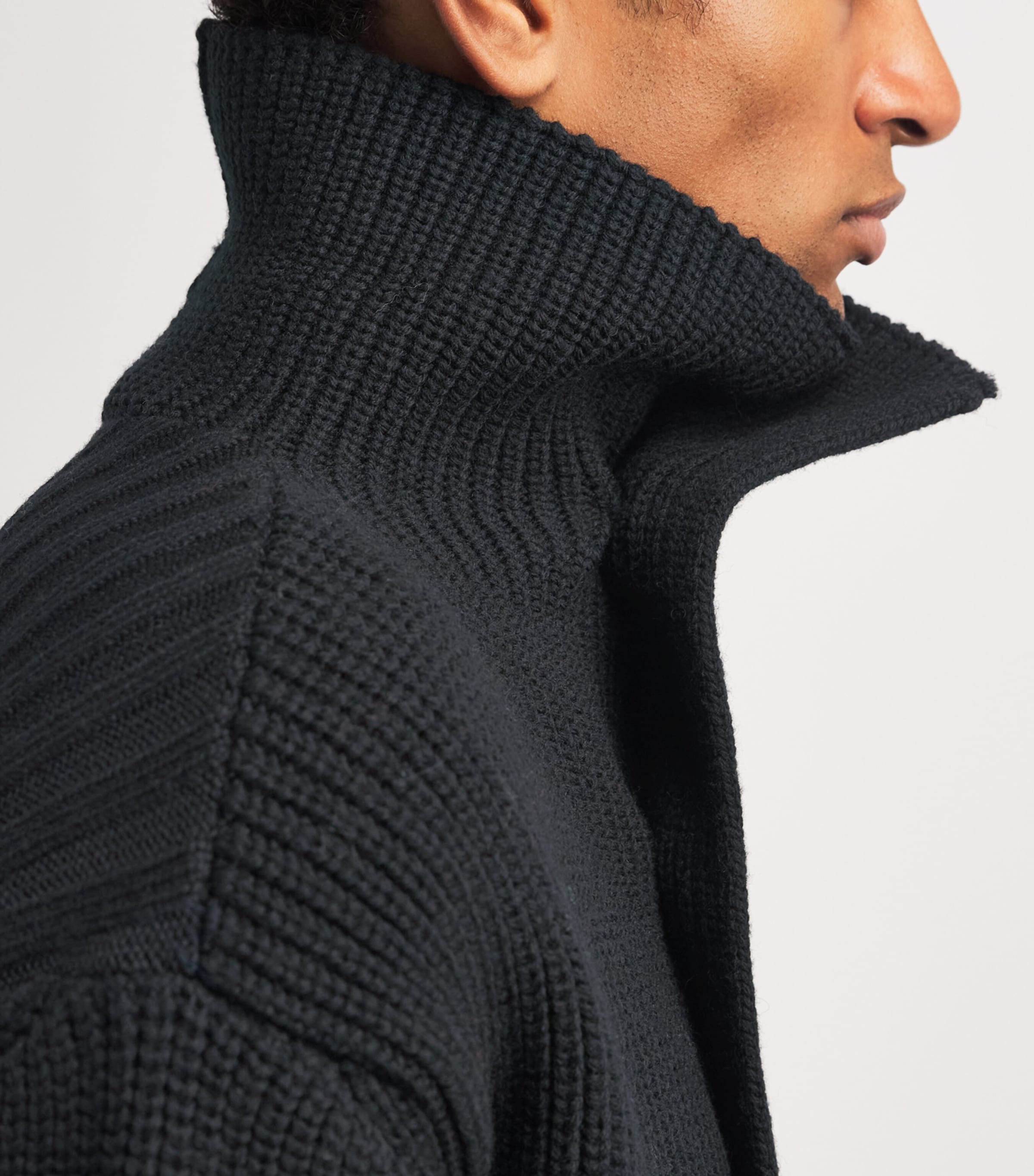 DRIES VAN NOTEN Mens Wool Cardigan Image 6