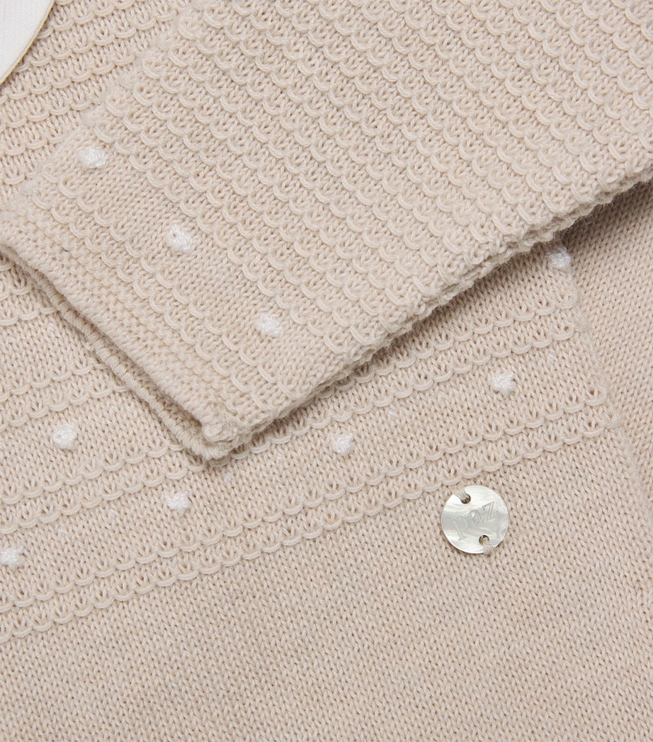 Cotton Knitted Nectar All-In-One (0-12 Months) 7901 H82 LINEN/WHITE Image 3