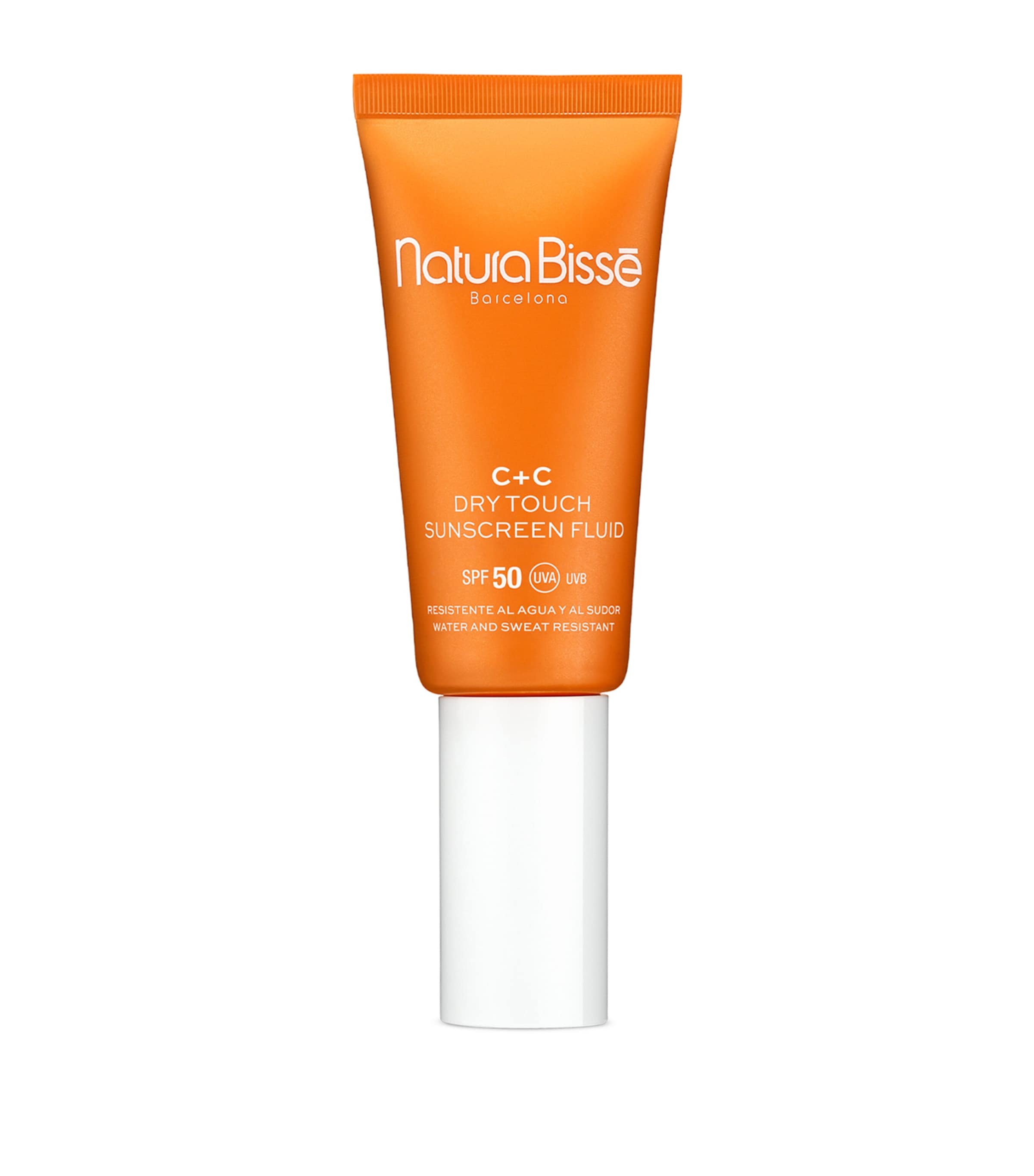 Natura Bissé C+c Dry Touch Sunscreen Fluid Spf 50 In White