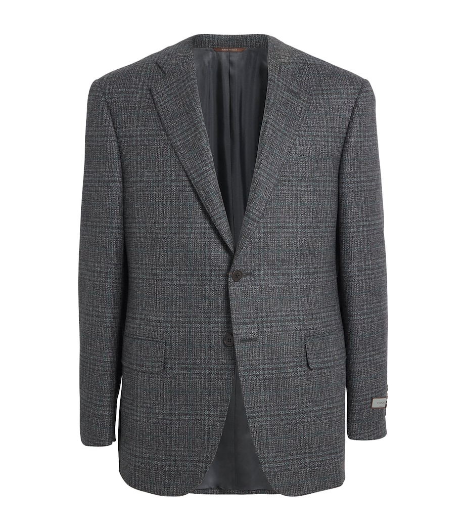 Wool Check Blazer 201 Image 1
