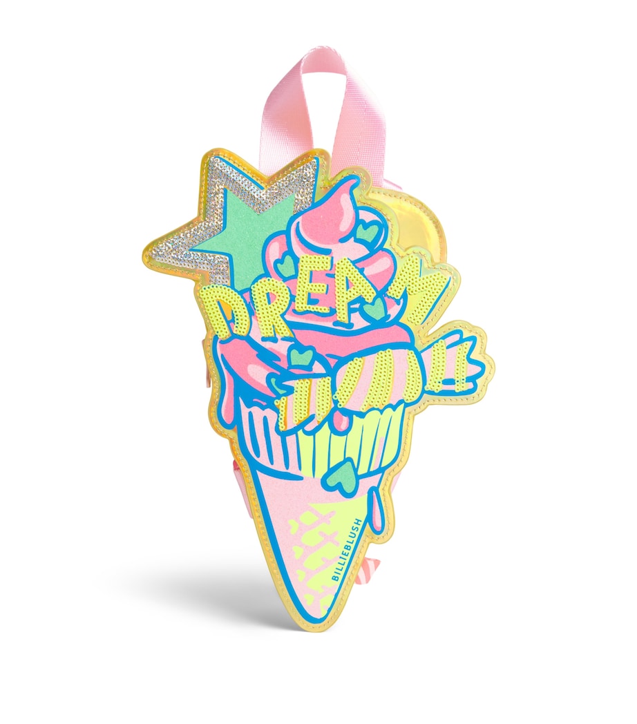 Billieblush Dream Ice Cream Backpack Gold Image 1