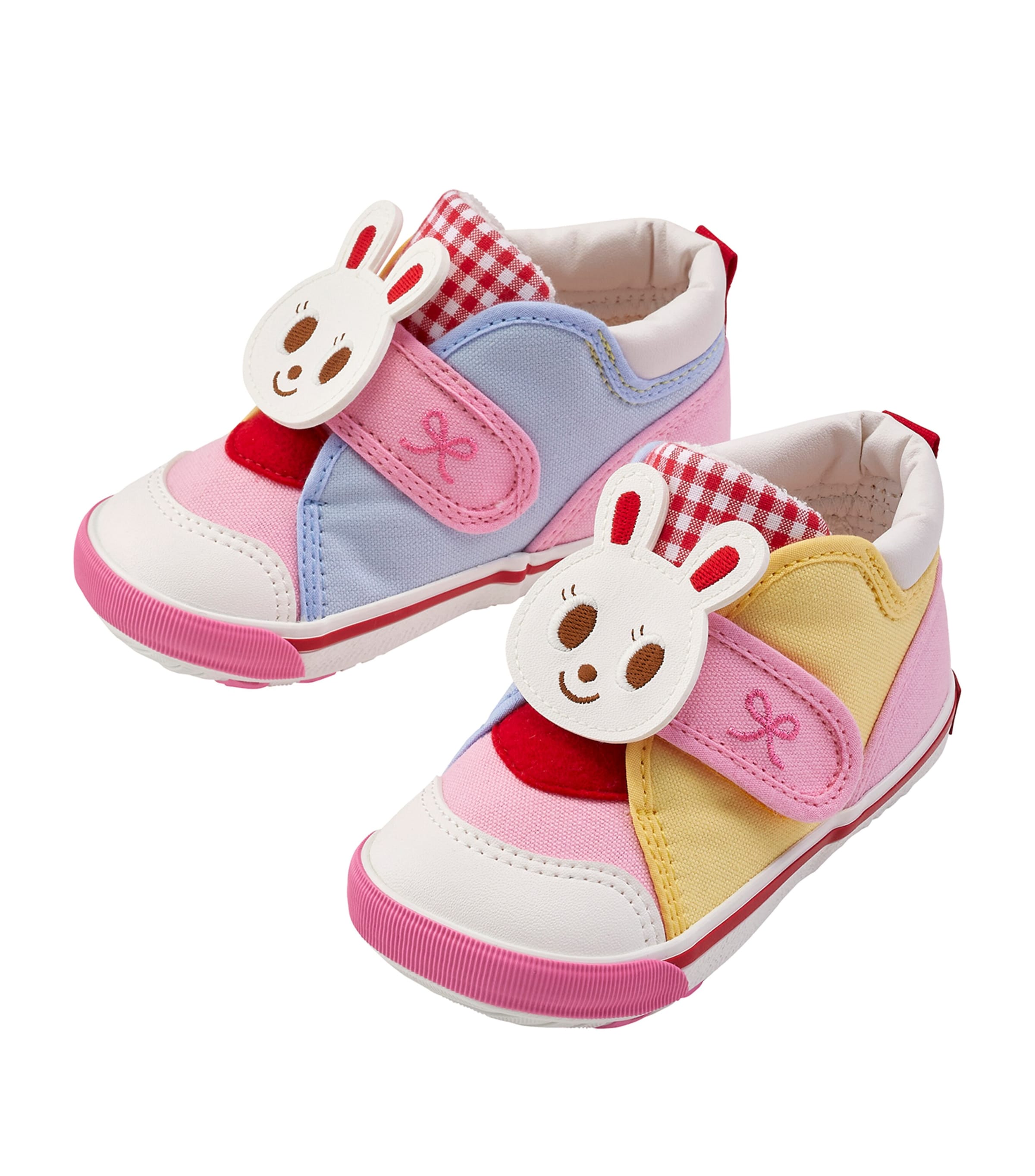Miki House Rabbit-Motif Low-Top Sneakers | Boys Shoes | Trainers | Girls Shoes | Designers | Miki House