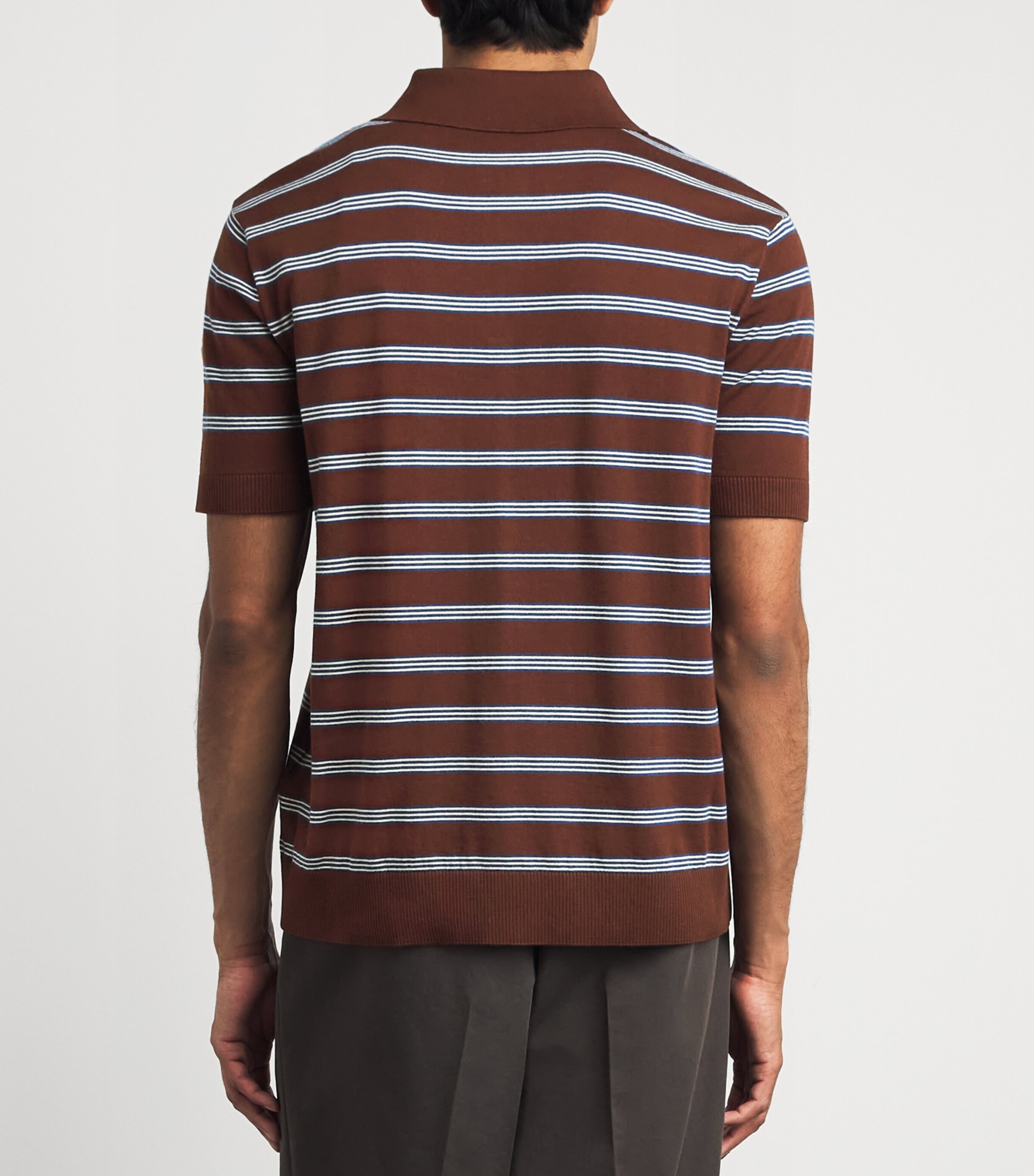 Moncler Mens Cotton Polo Shirt Image 5