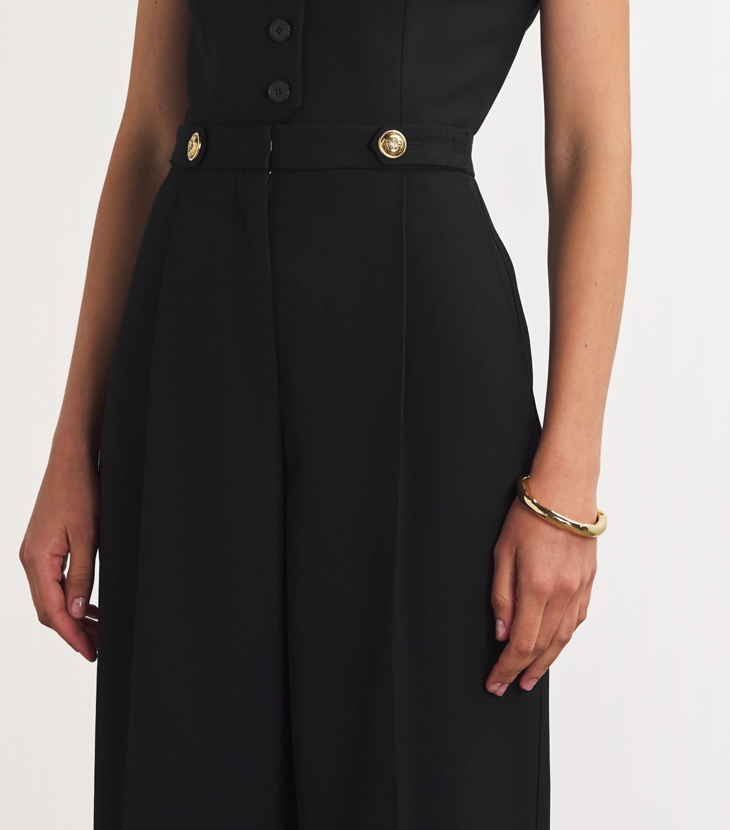 Wool-Blend Trousers BLACK Image 6