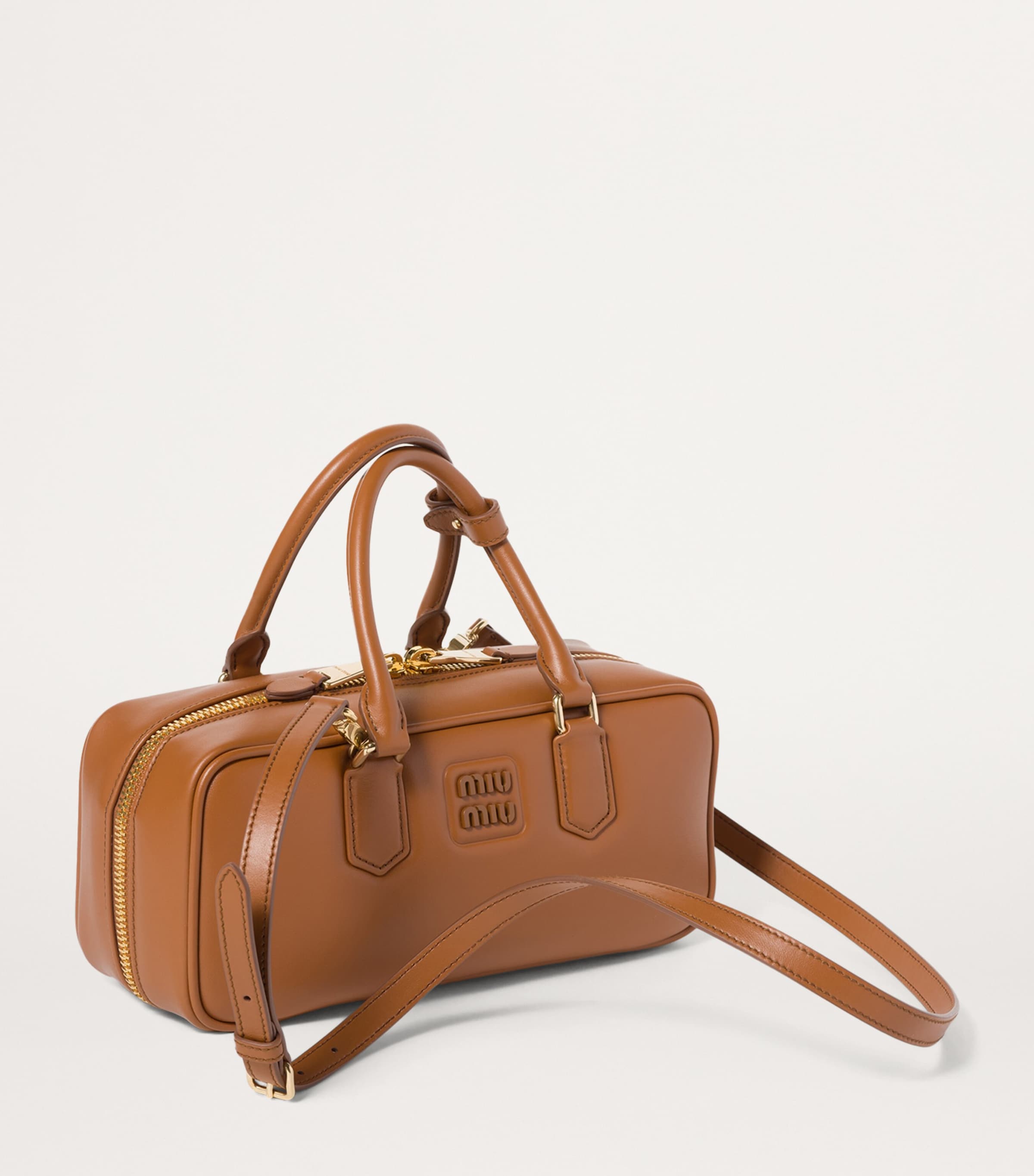 Leather Arcadie Top-Handle Bag F0046 Image 2