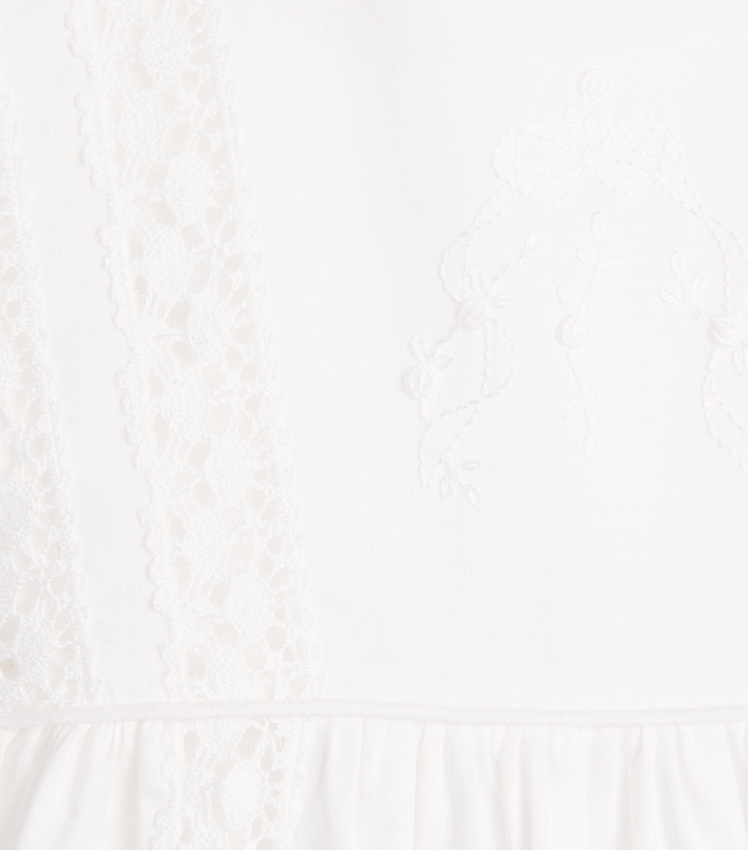 Pima Cotton Convertible Ceremonial Gown and Hat Set (0-24 Months) K00 WHITE Image 3