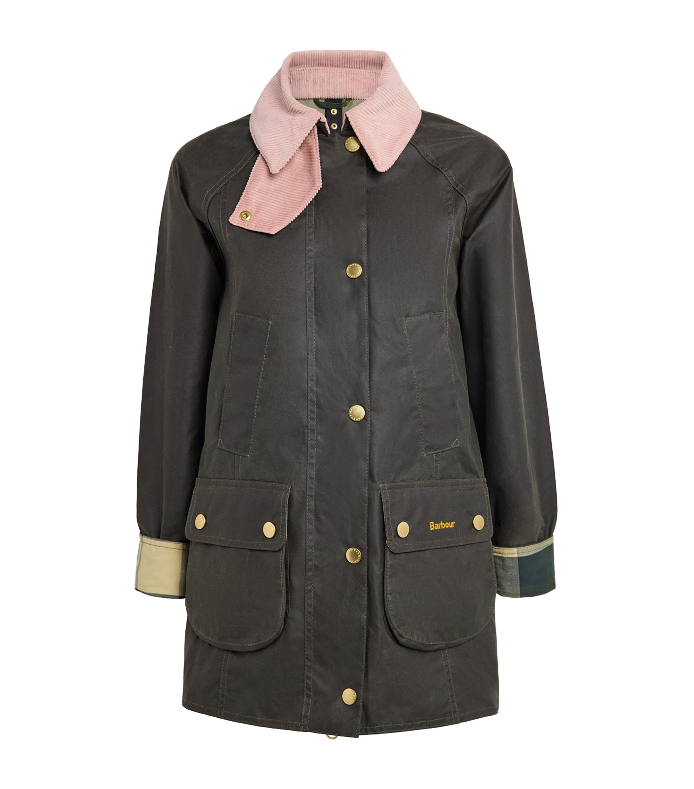 Waxed Cotton Modern Beadnell Coat OLIVE/ANCIENT/GARDEN Image 1