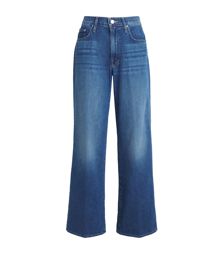 MOTHER Womens Maven Skimp Mid-Rise Straight Jeans Bip Big Tipper Image 1