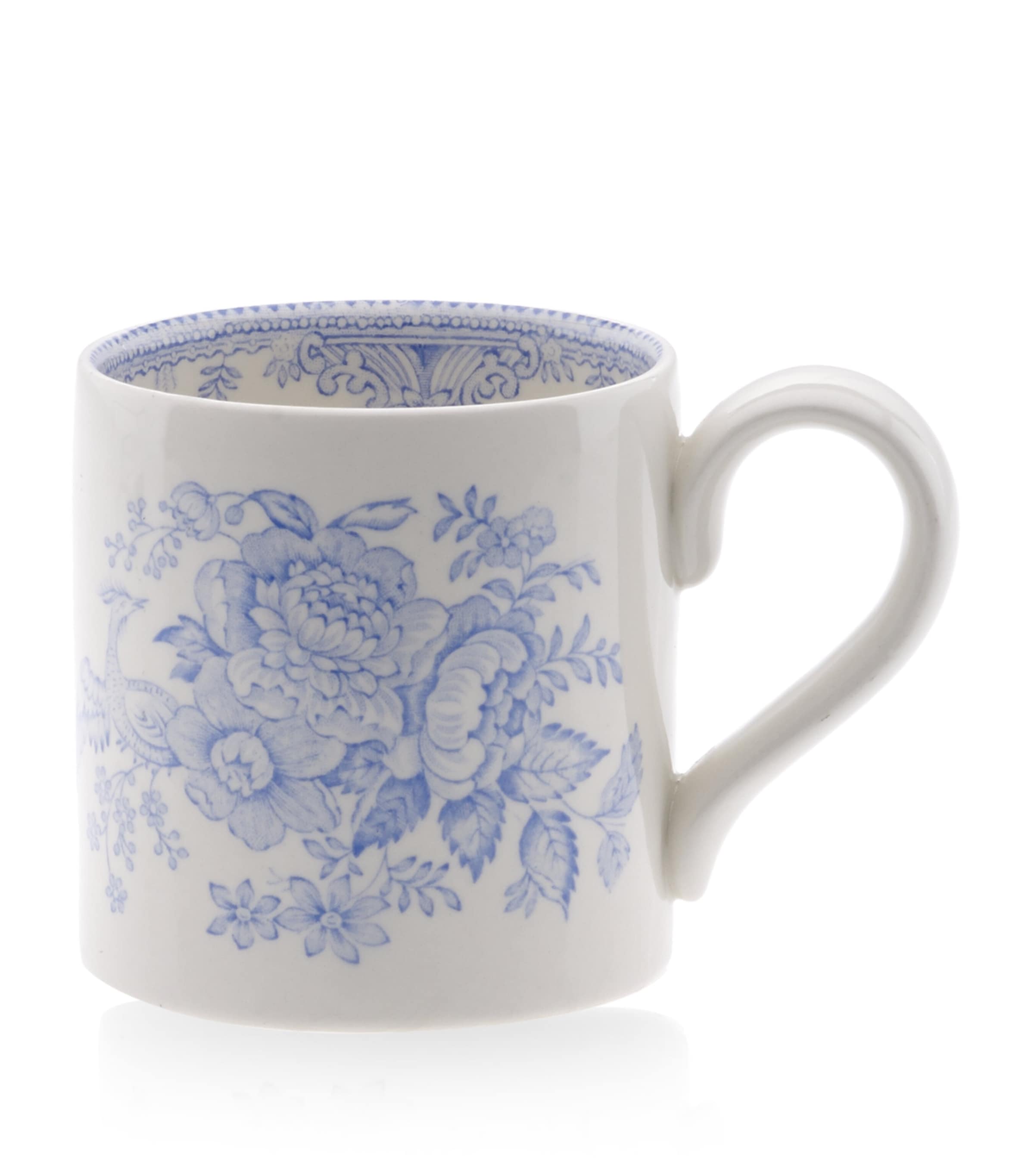 Burleigh Blue Asiatic Pheasants Mug Blue Image 1