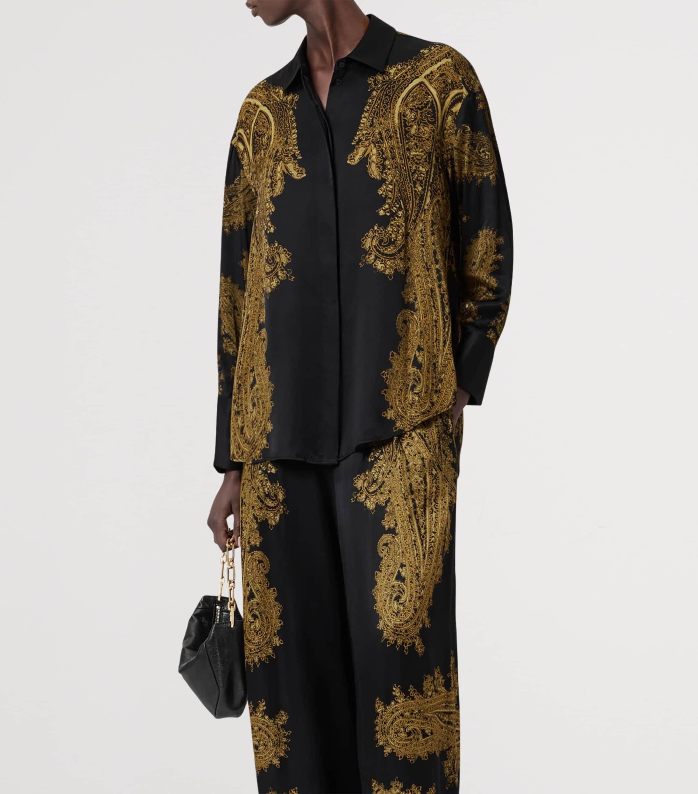 Printed Bernie Shirt ELLA BLACK Image 7