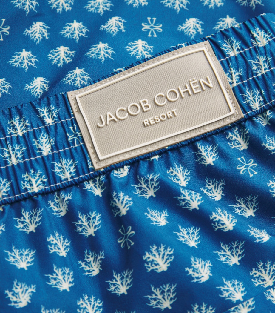 Coral Print Bermuda Swim Shorts 0449S Image 5