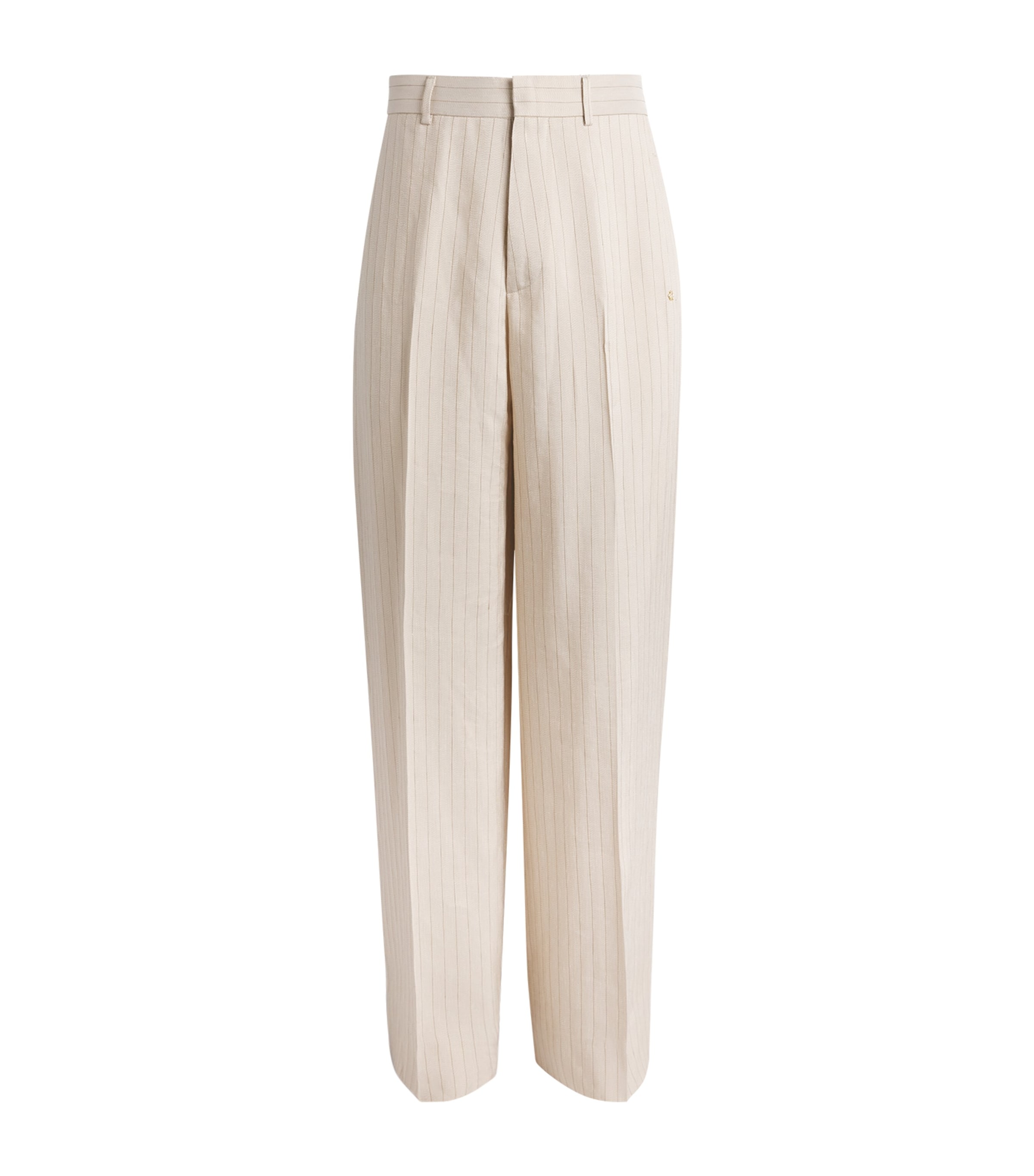 AMIRI Pinstripe Tailored Trousers Alabaster
