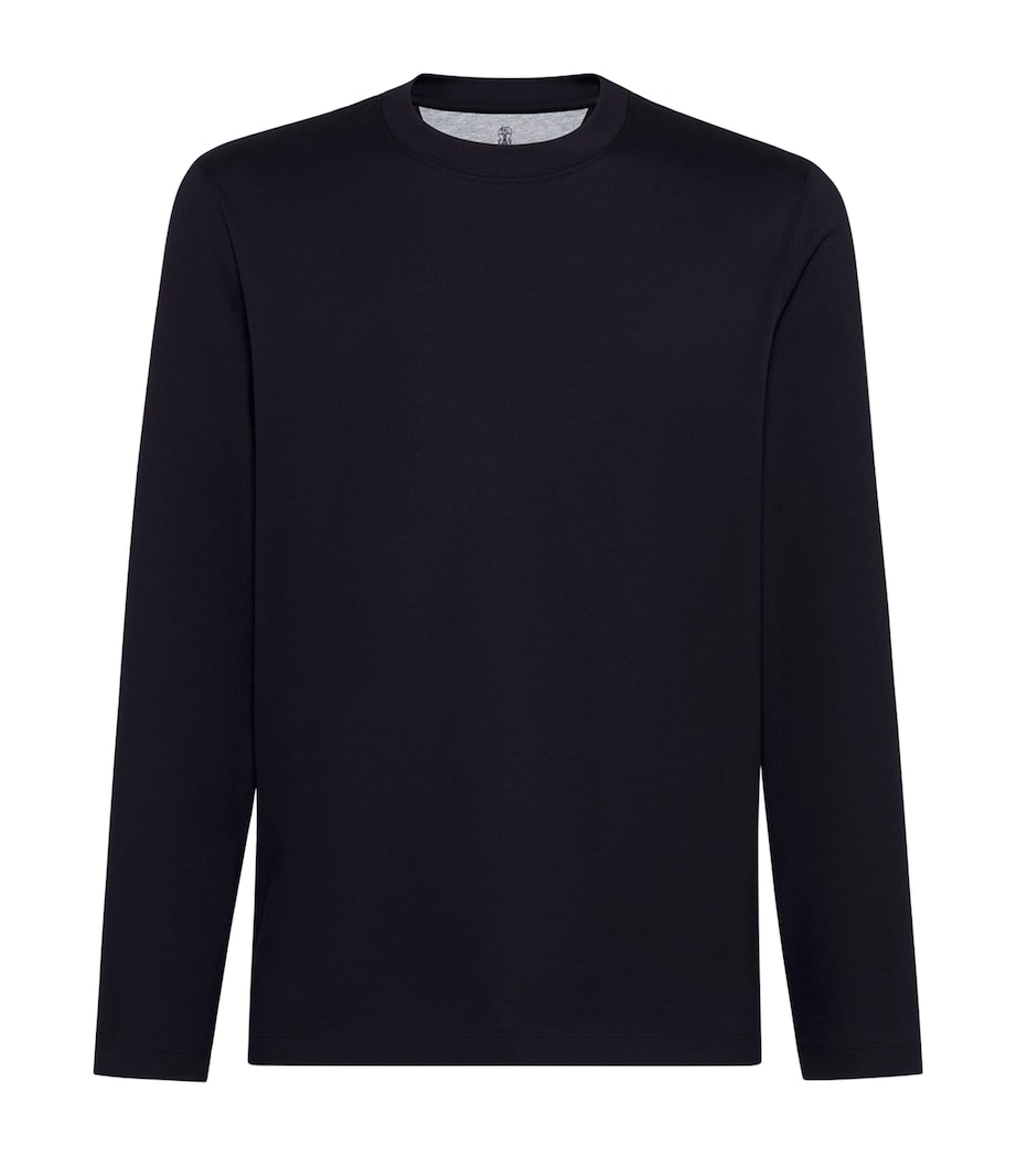 Cotton Long-Sleeve T-Shirt C4425 Image 1