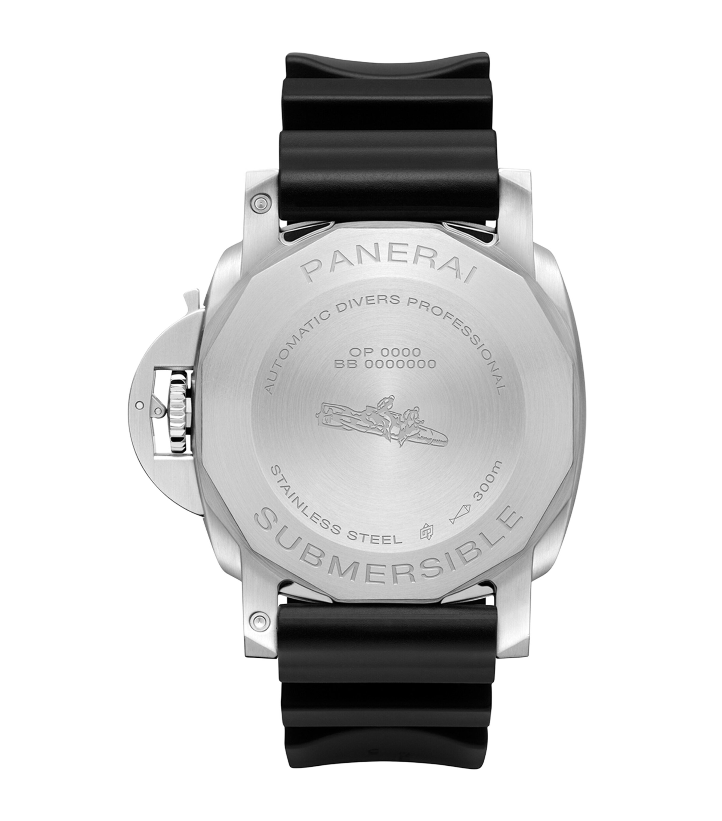 Panerai Stainless Steel Submersible Watch 44mm Black Image 5