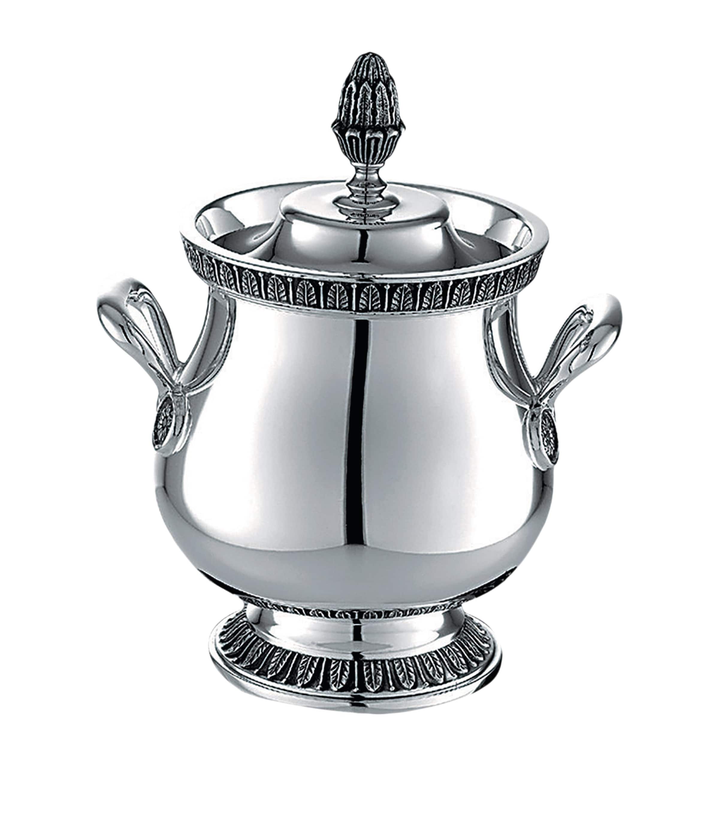 Silver-Plated Malmaison Covered Sugar Bowl SILVER Image 2